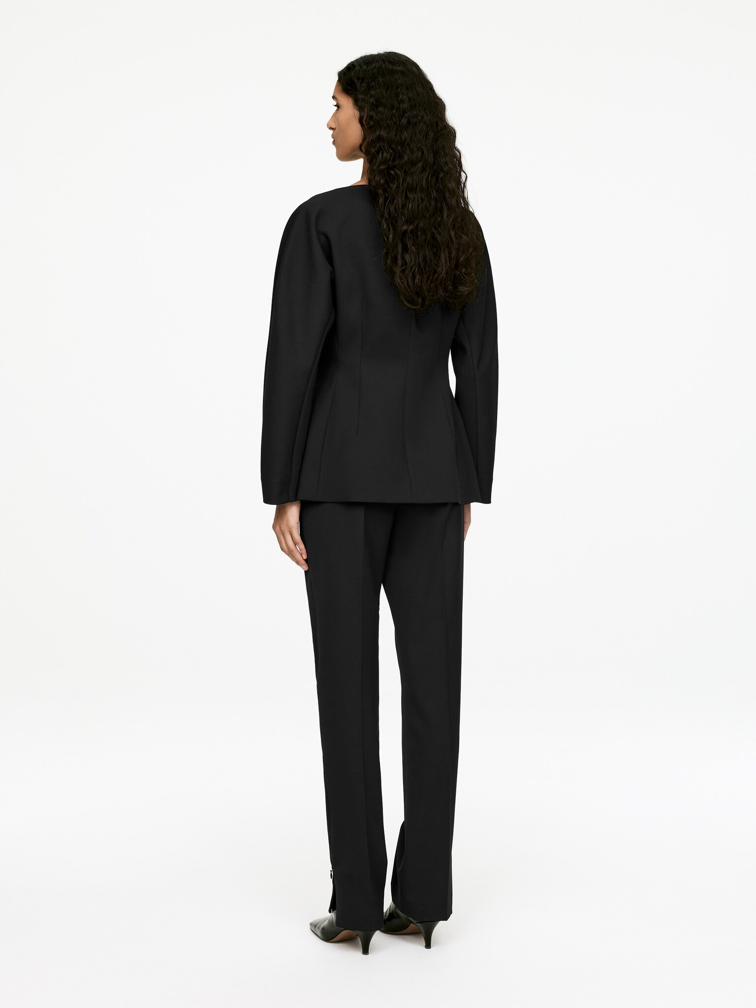 Pantalon slim habillé - Noir - 5