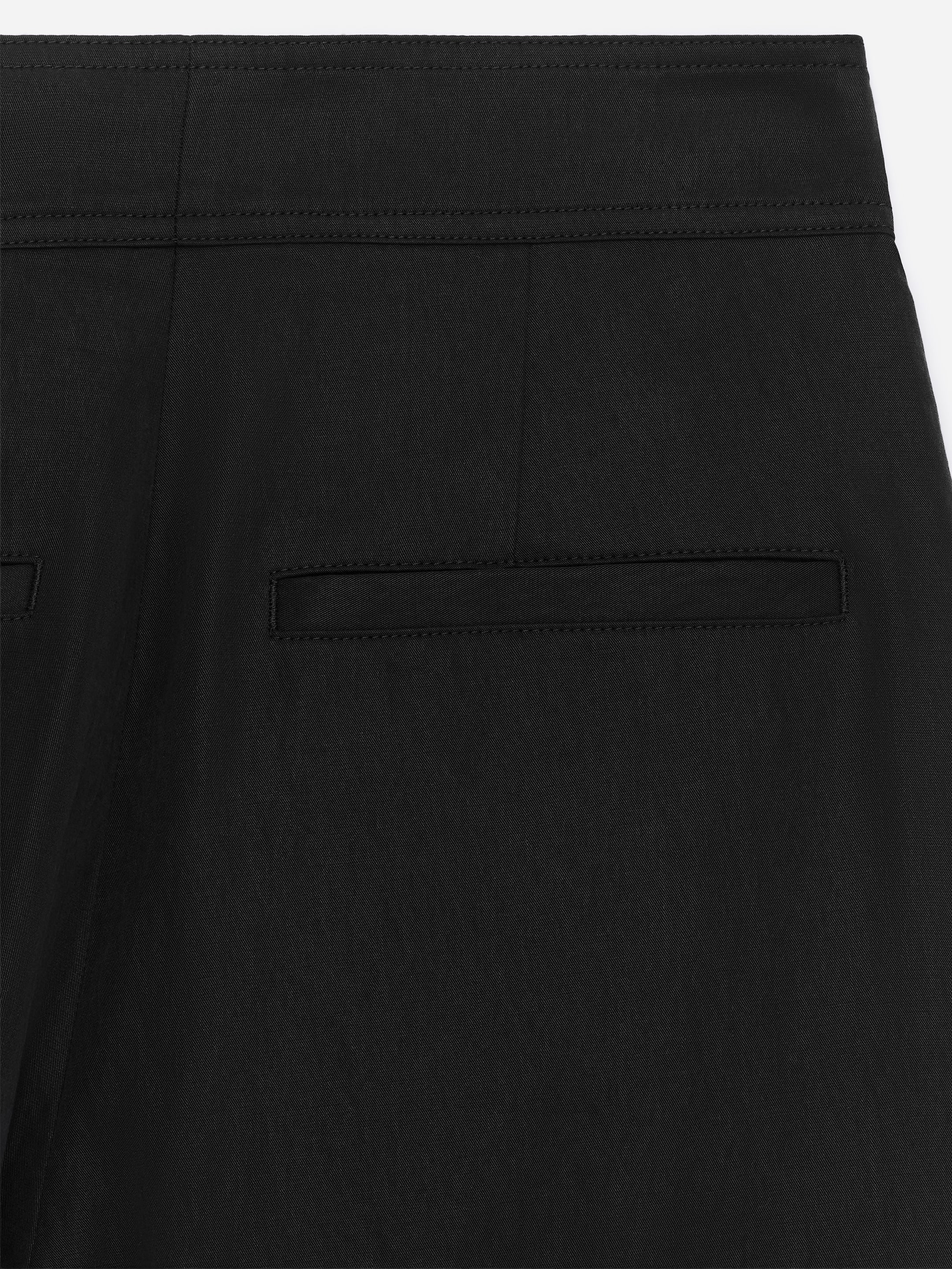 Wrap-Front Tailored Trousers - Black - Relaxed fit - Women - StillMedia/DescriptiveDetail - 1