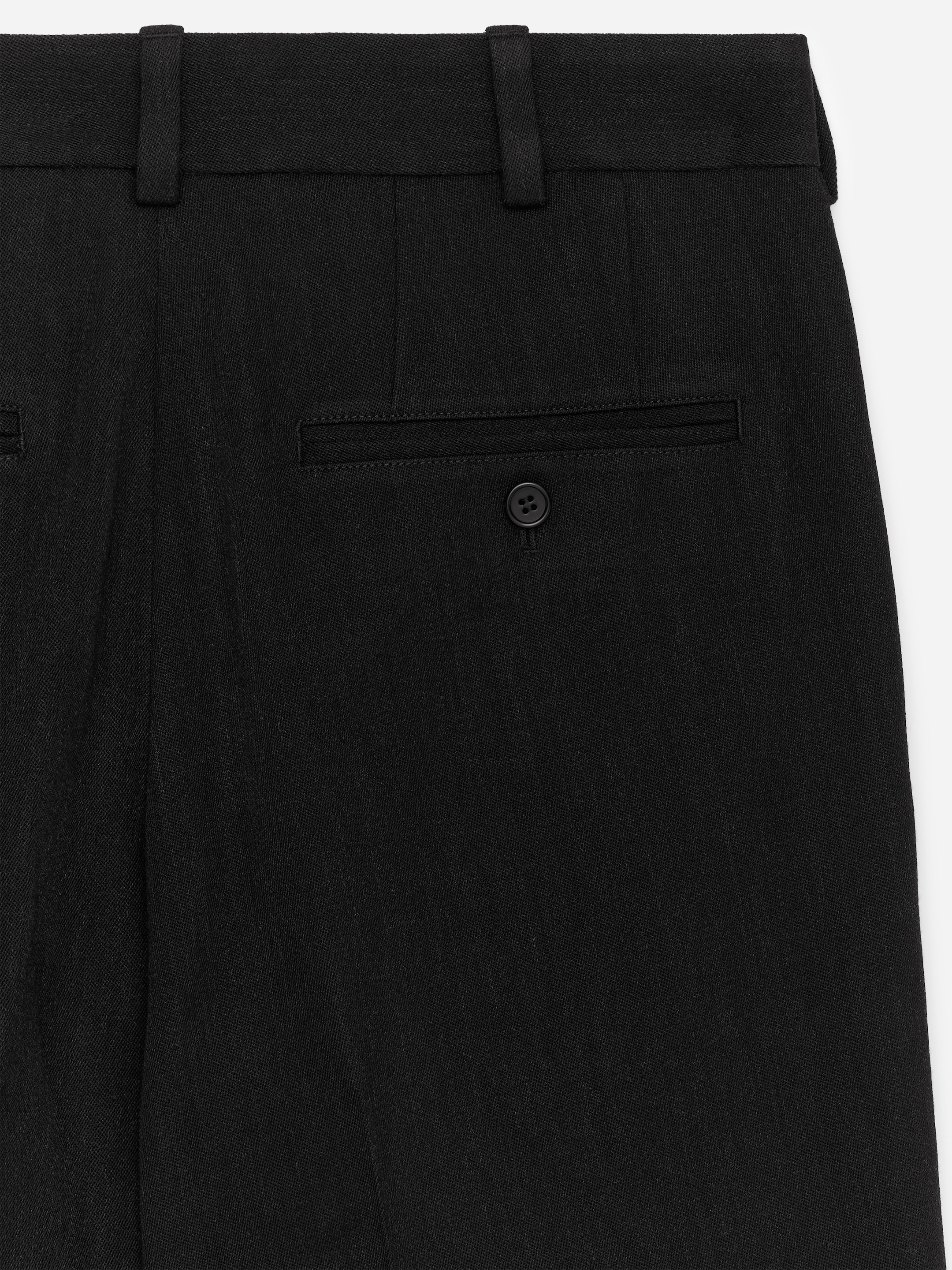 Loose Fit Wool Trousers - Black - Loose fit - Men - StillMedia/DescriptiveStillLife - 2