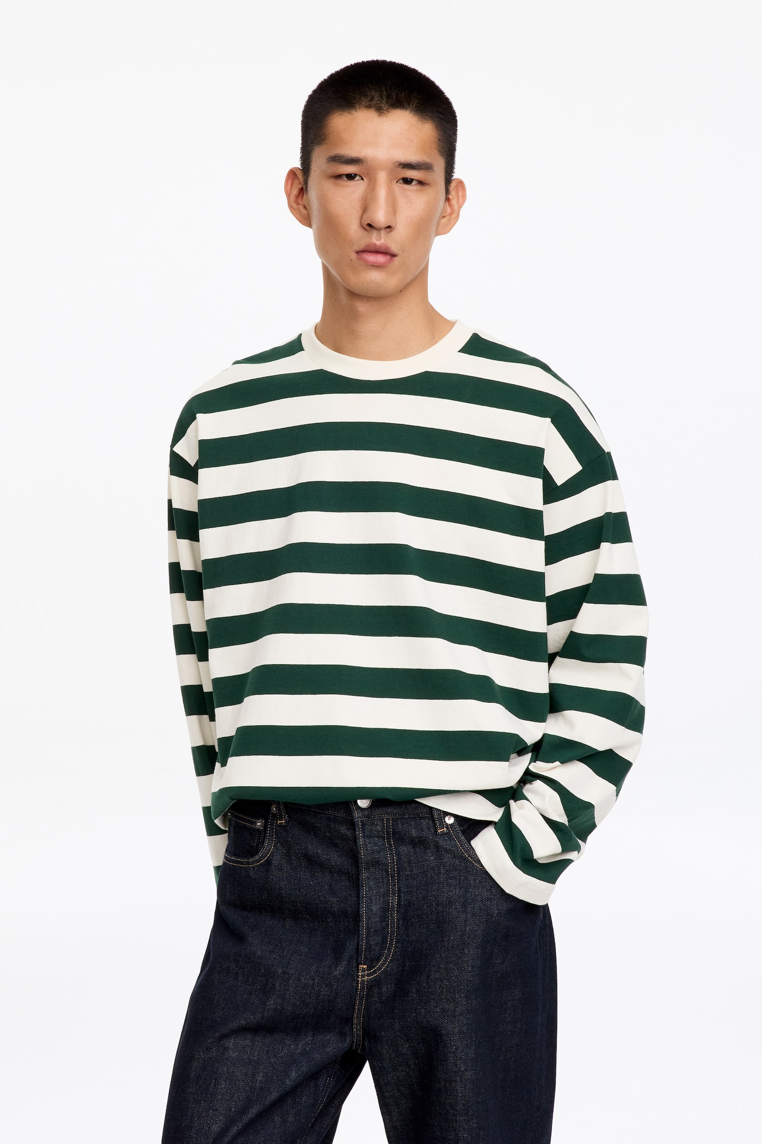 Camiseta de manga larga relaxed fit - 1