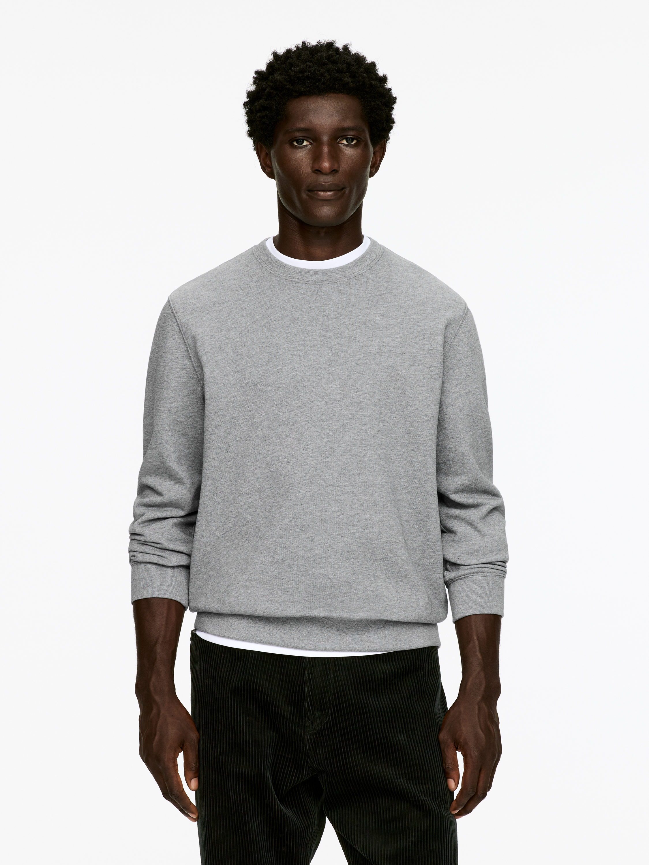 Mittelschweres Sweatshirt-#666B75-14116