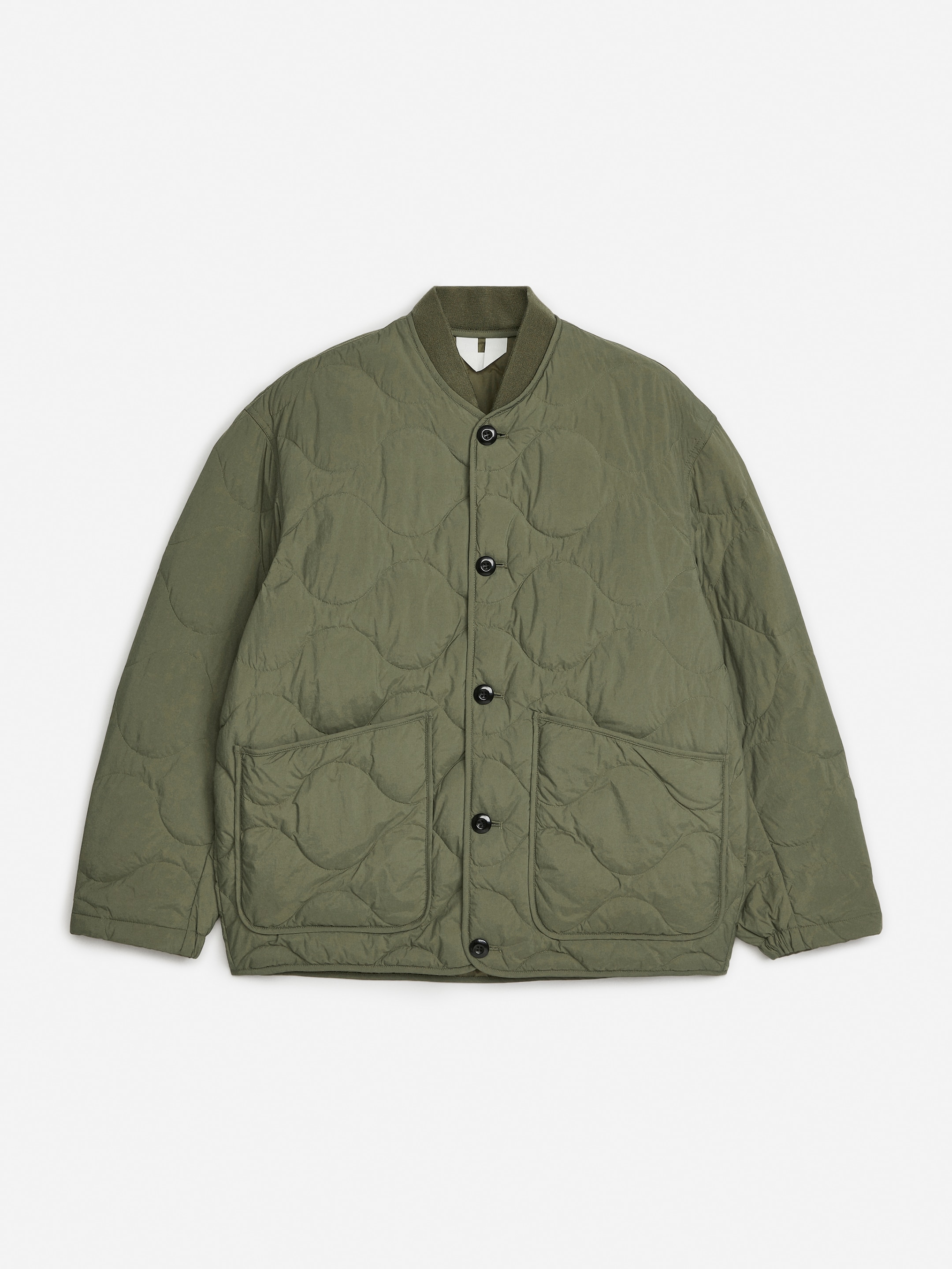 View larger image: Upcycled Down Liner Jacket - Green - Men | H&M GB 1