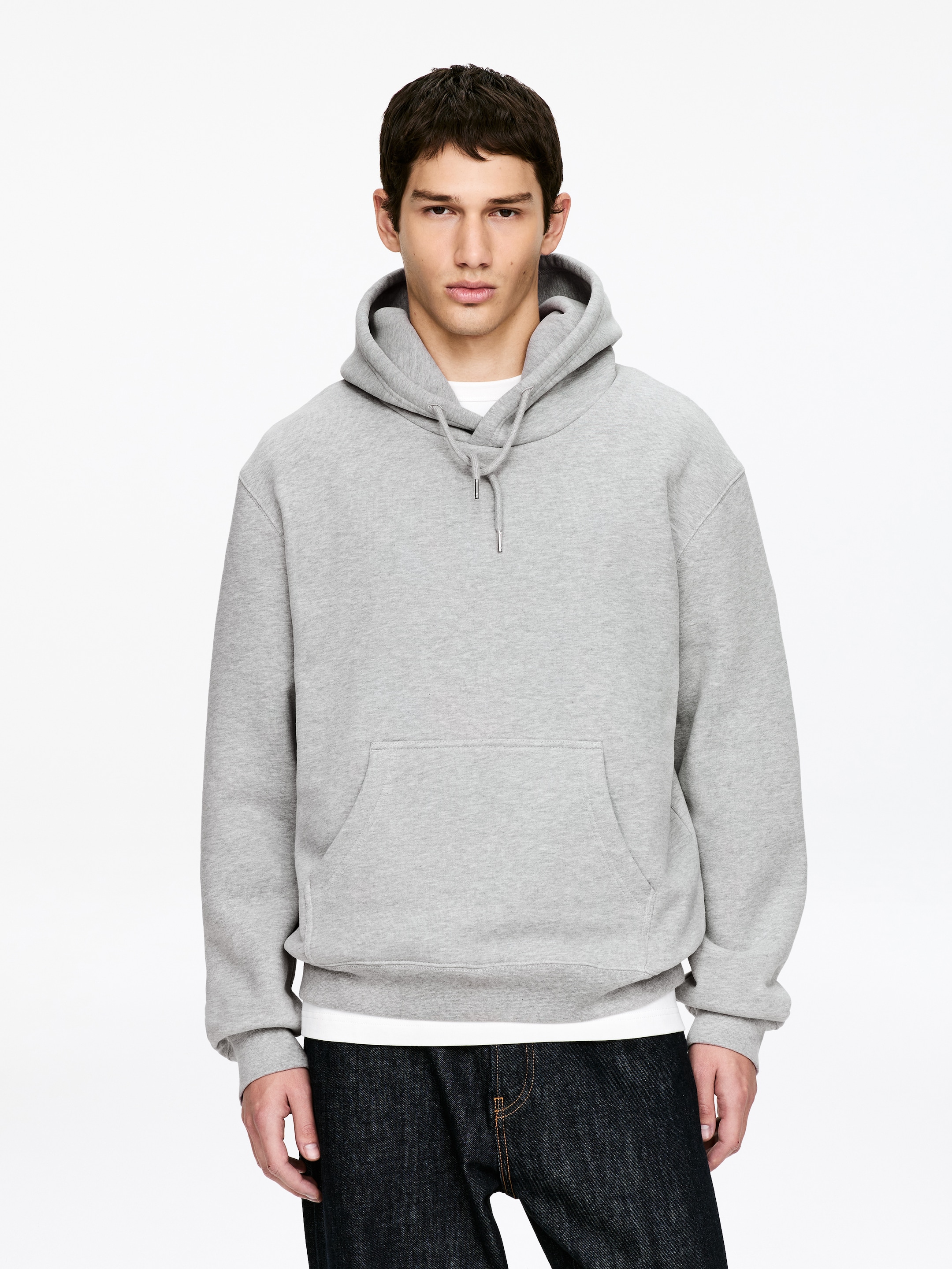 Hooded Sweatshirt-#969696-17117