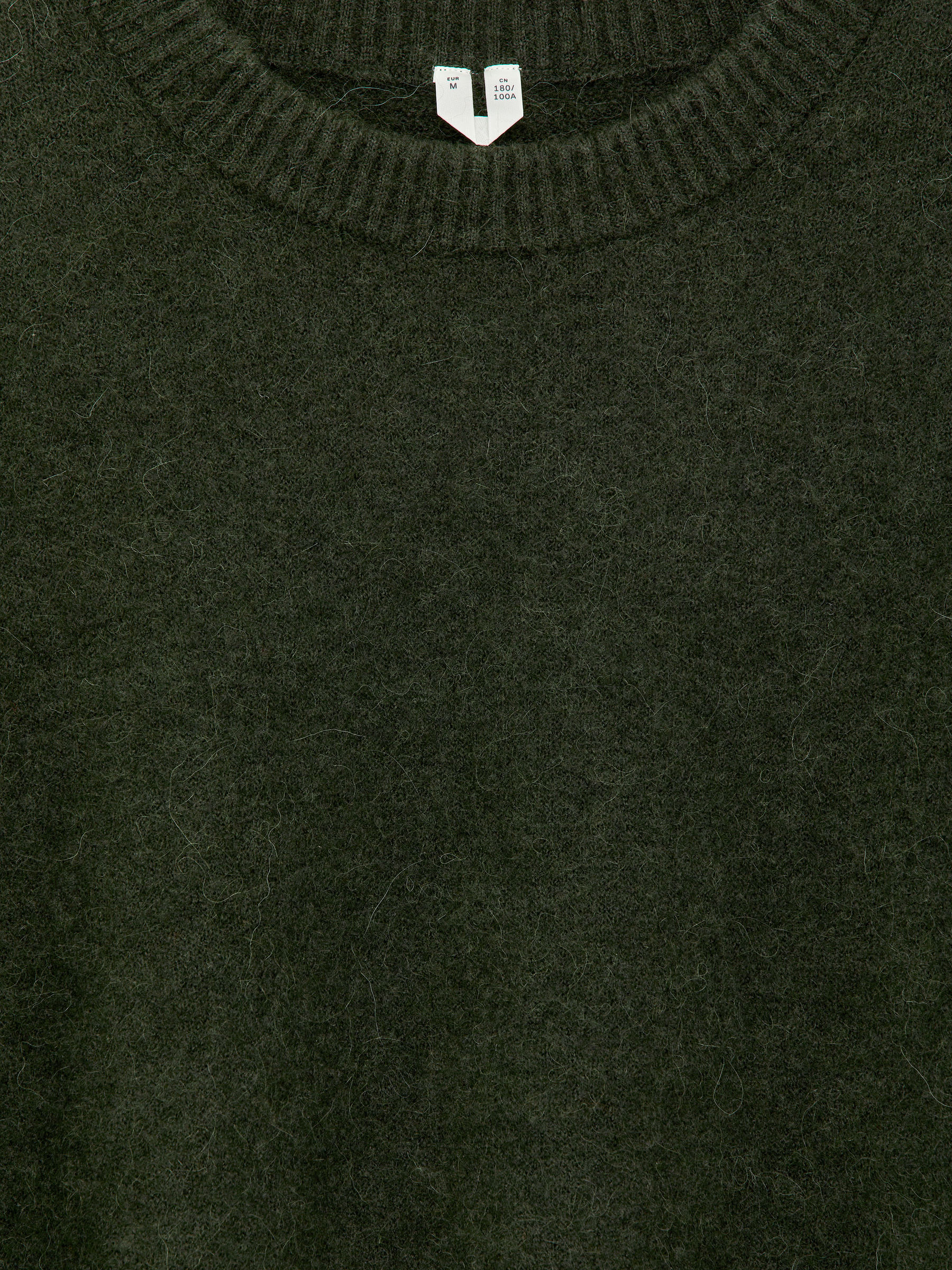 Alpaca-Wool Blend Jumper - Dark Green - Regular fit - Men - StillMedia/DescriptiveDetail - 1