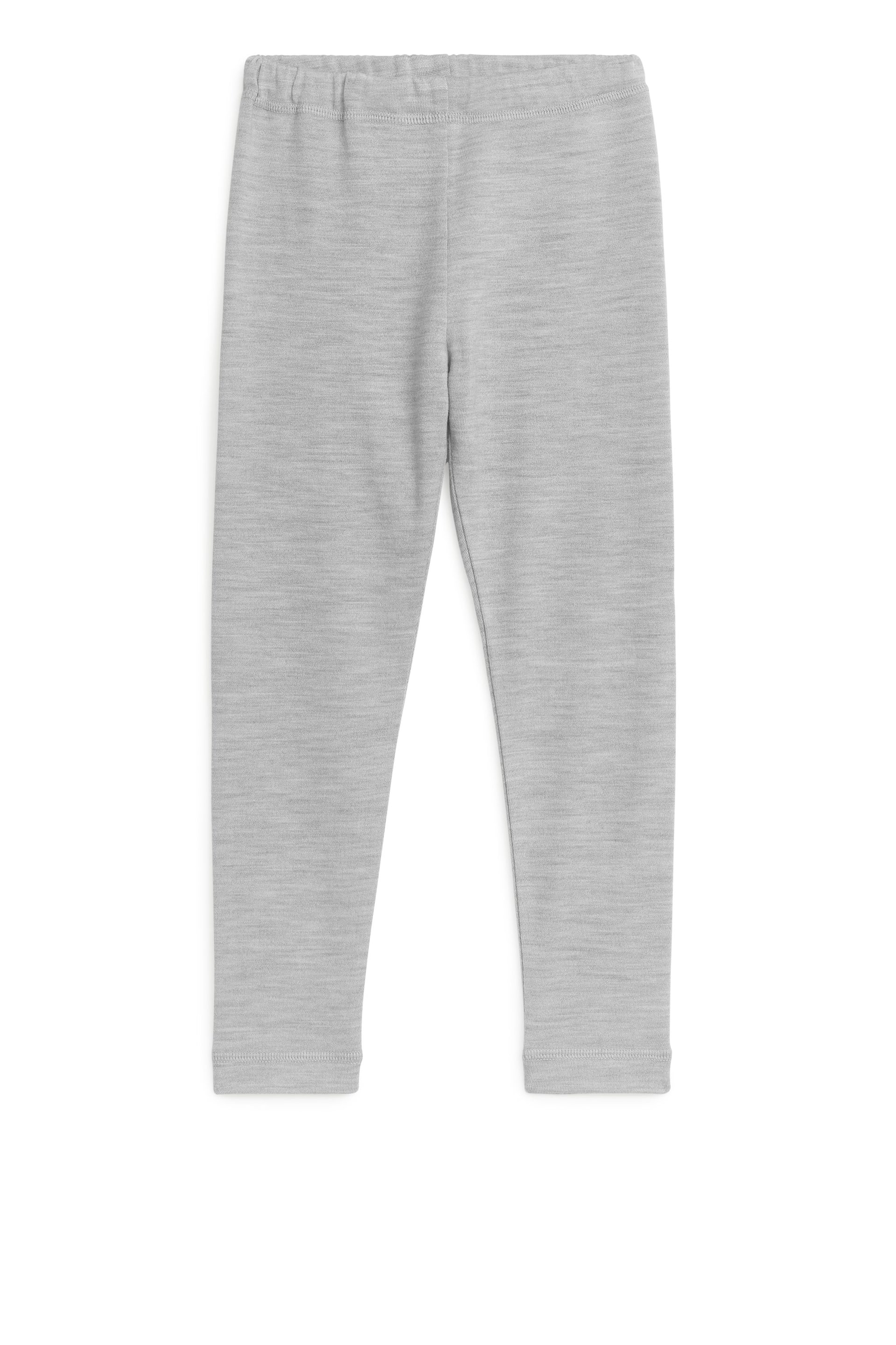 View larger image: Merino Leggings - Grey Melange - Kids | H&M GB 1