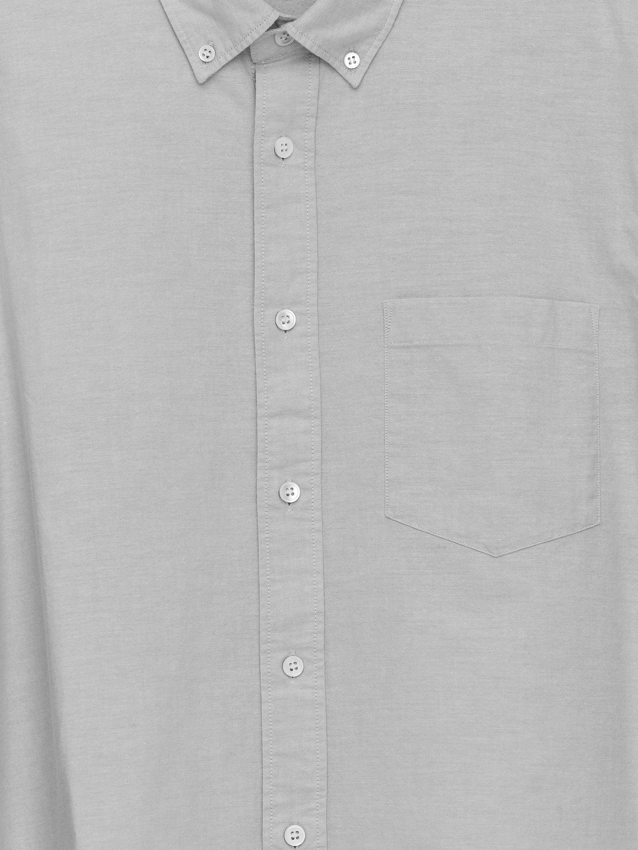 Chemise Oxford classique - Gris clair - Regular fit - Homme - StillMedia/DescriptiveDetail - 8