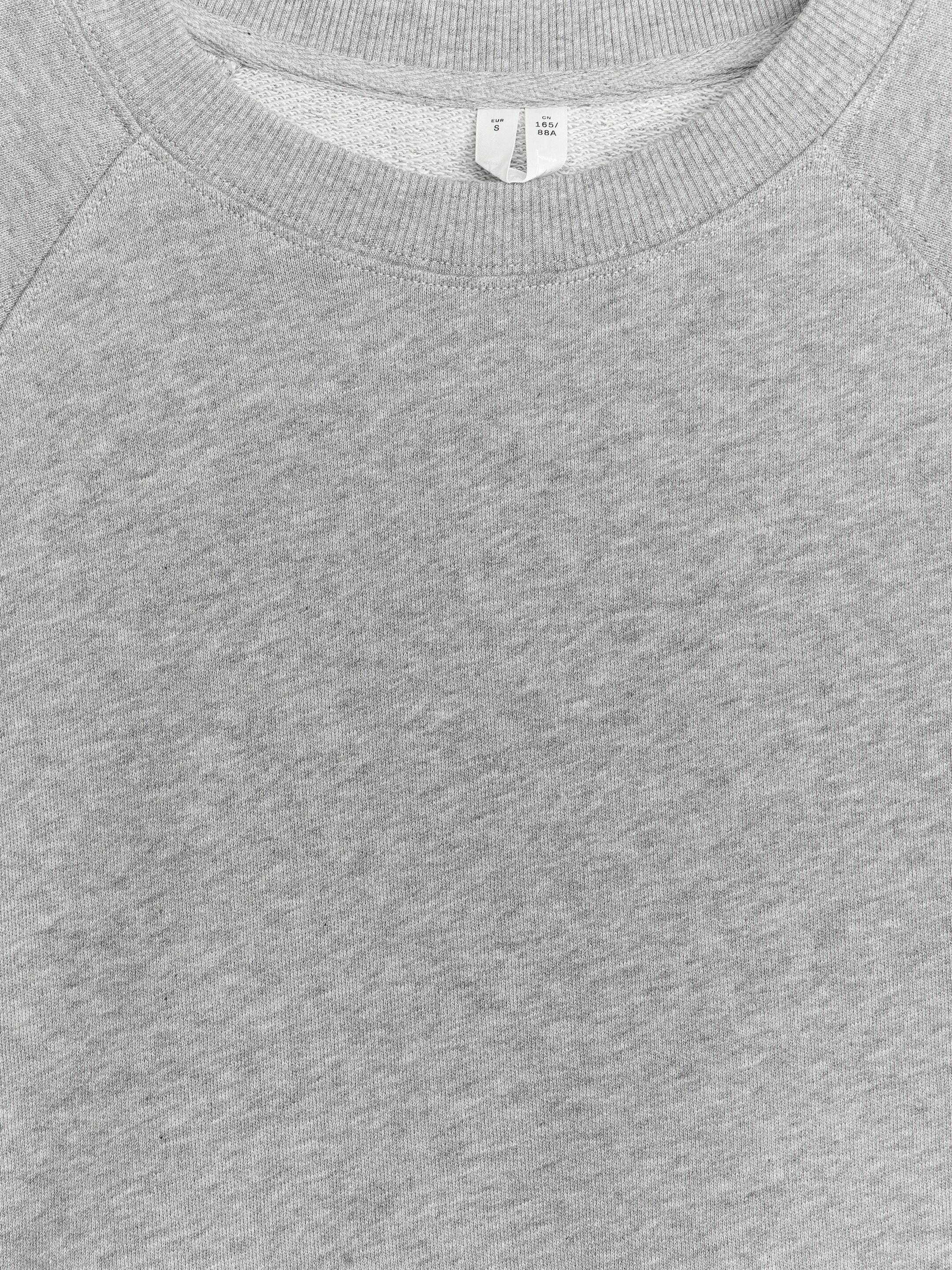 View larger image: Soft French Terry Sweatshirt - Grey Melange - Ladies | H&M GB 2