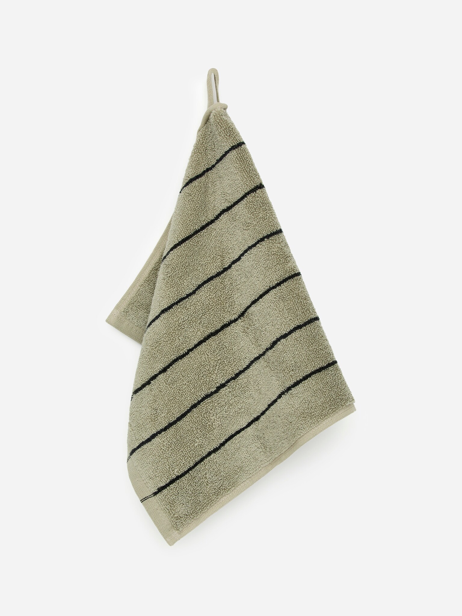 Ručník pro hosty 30 cm x 50 cm - Šalvějová/Černá/Off White/Černá