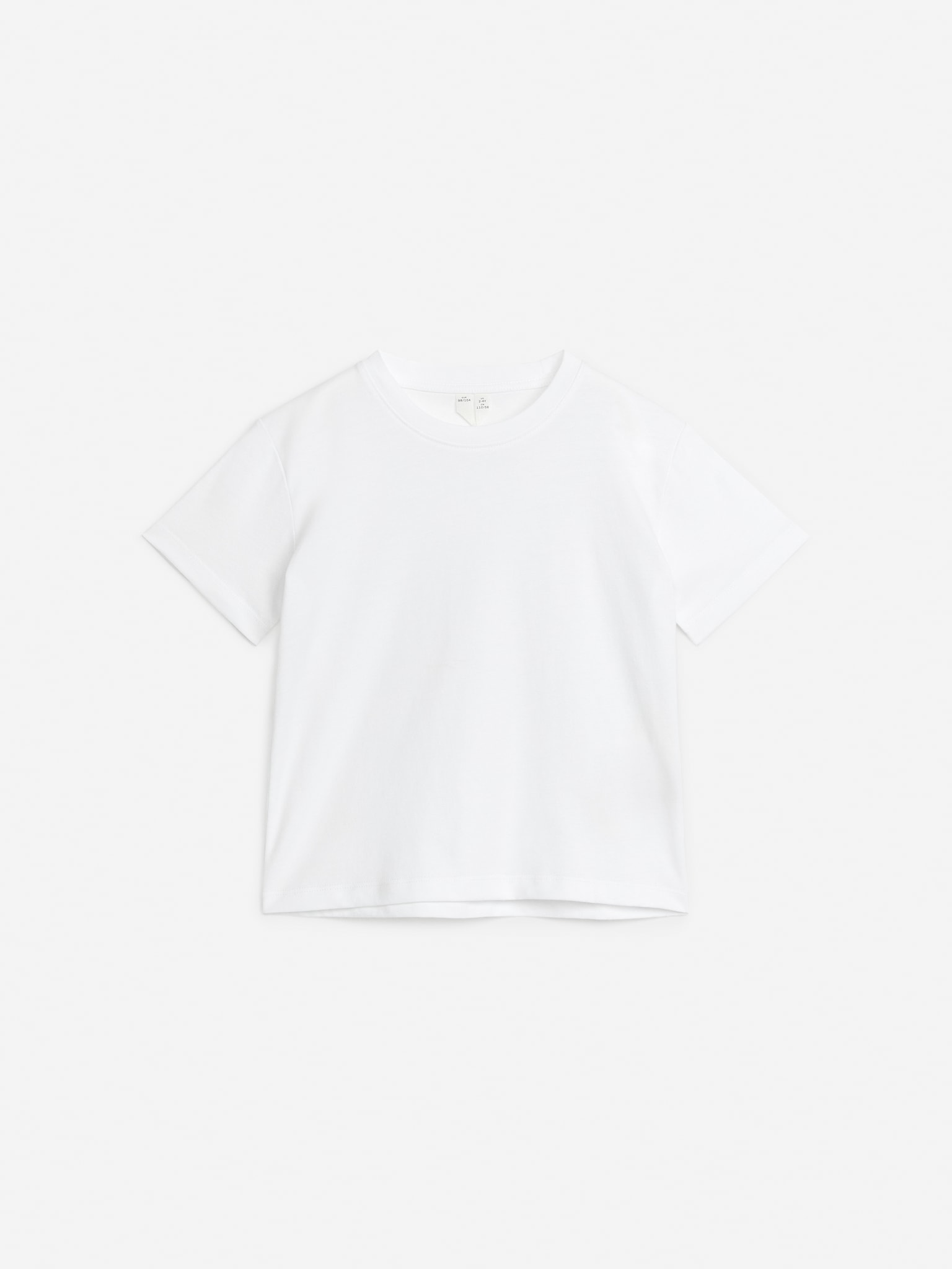 T-shirt girocollo - Bianco/Grigio mélange