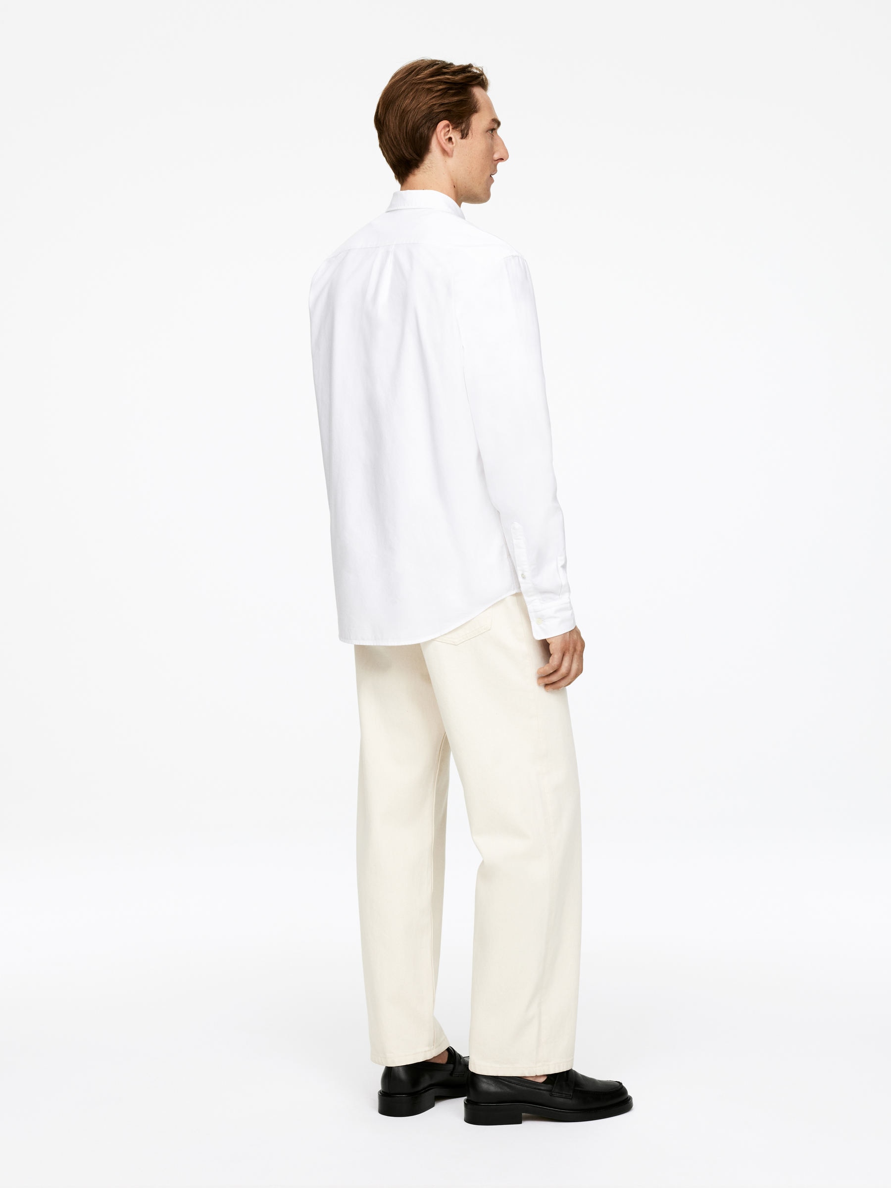 Oxford Shirt - White - Regular fit - Men - StillMedia/Lookbook - 38