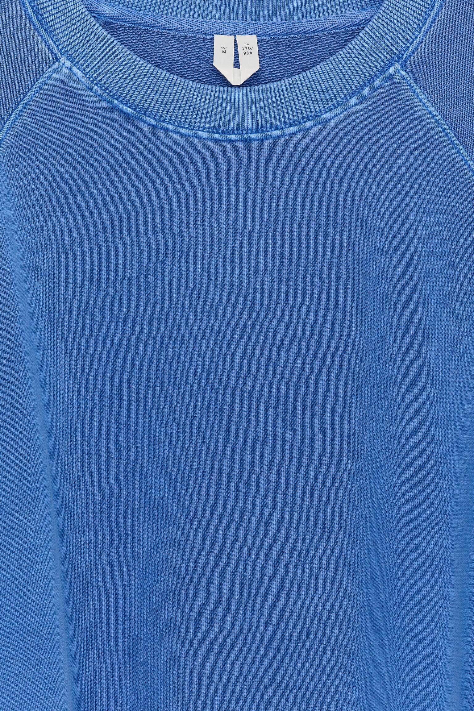 Sudadera de algodón - Azul/Marrón/Turquesa claro/Gris jaspeado/Marrón oscuro/Beige empolvado/Azul oscuro - 2