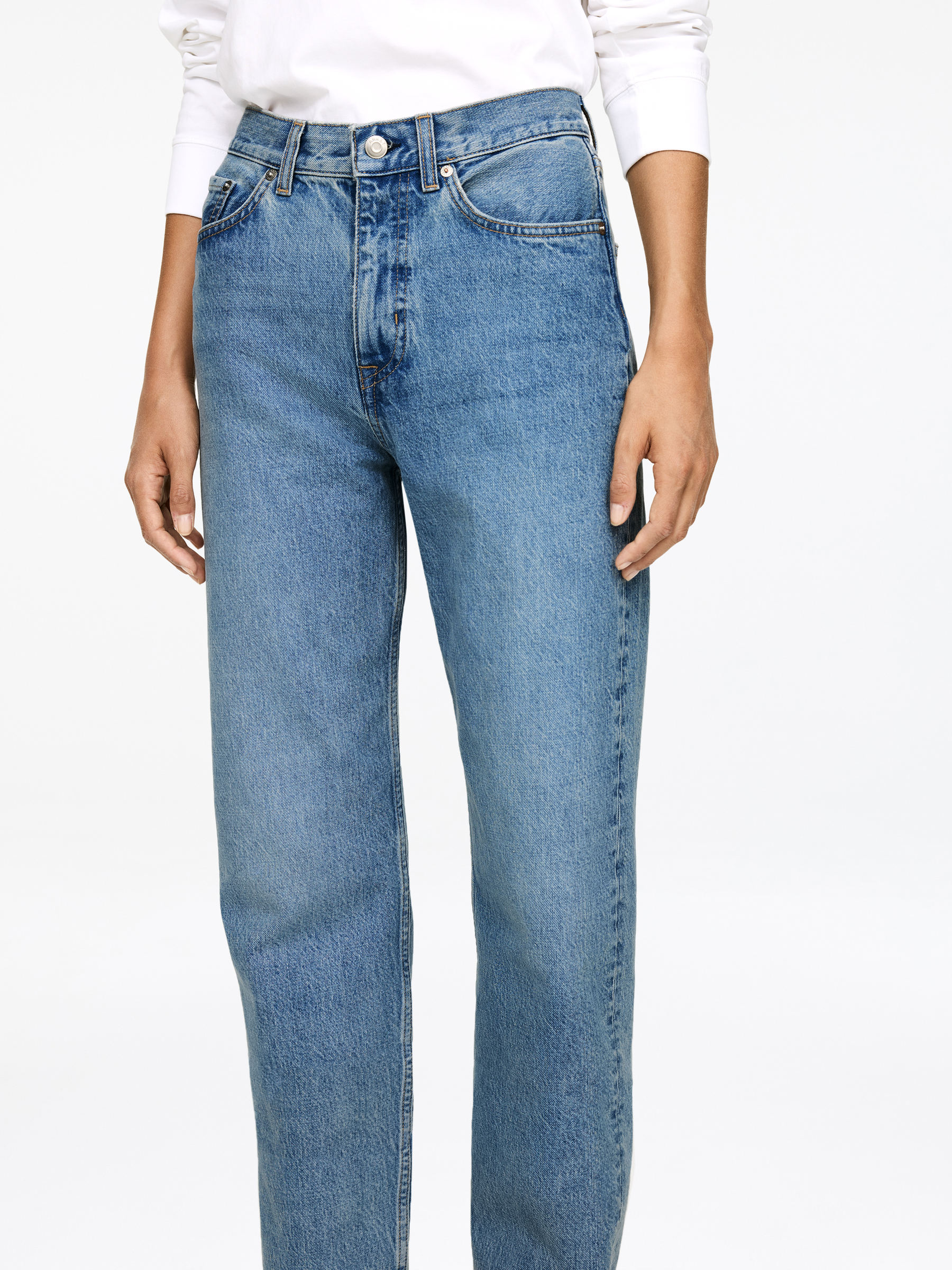 Jean fuselé VIOLET - Bleu moyen - Regular fit - Femme - StillMedia/Lookbook - 5