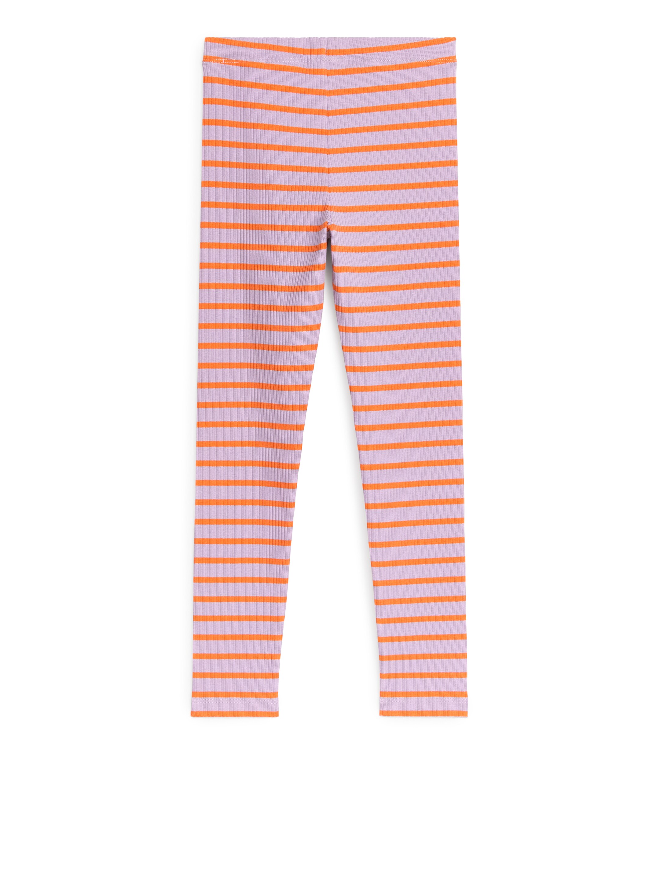 Zobrazit větší obrázek: Žebrované legíny - Orange/Lilac - DĚTI | H&M CZ 2