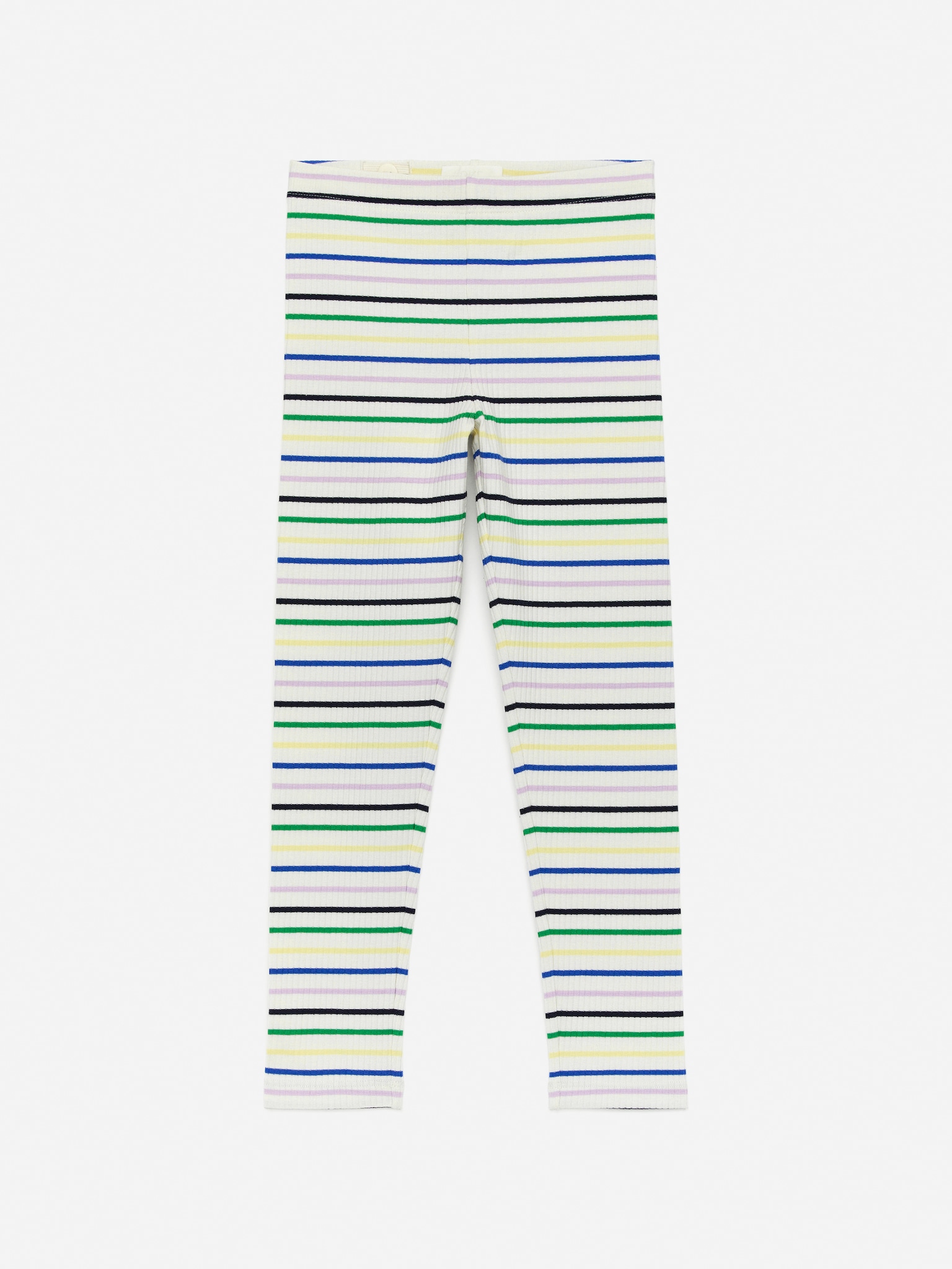 Leggings a coste - Bianco sporco/Multicolore/Rosa/Cuori rossi/Bianco sporco/Nero/Lilla/Rosso