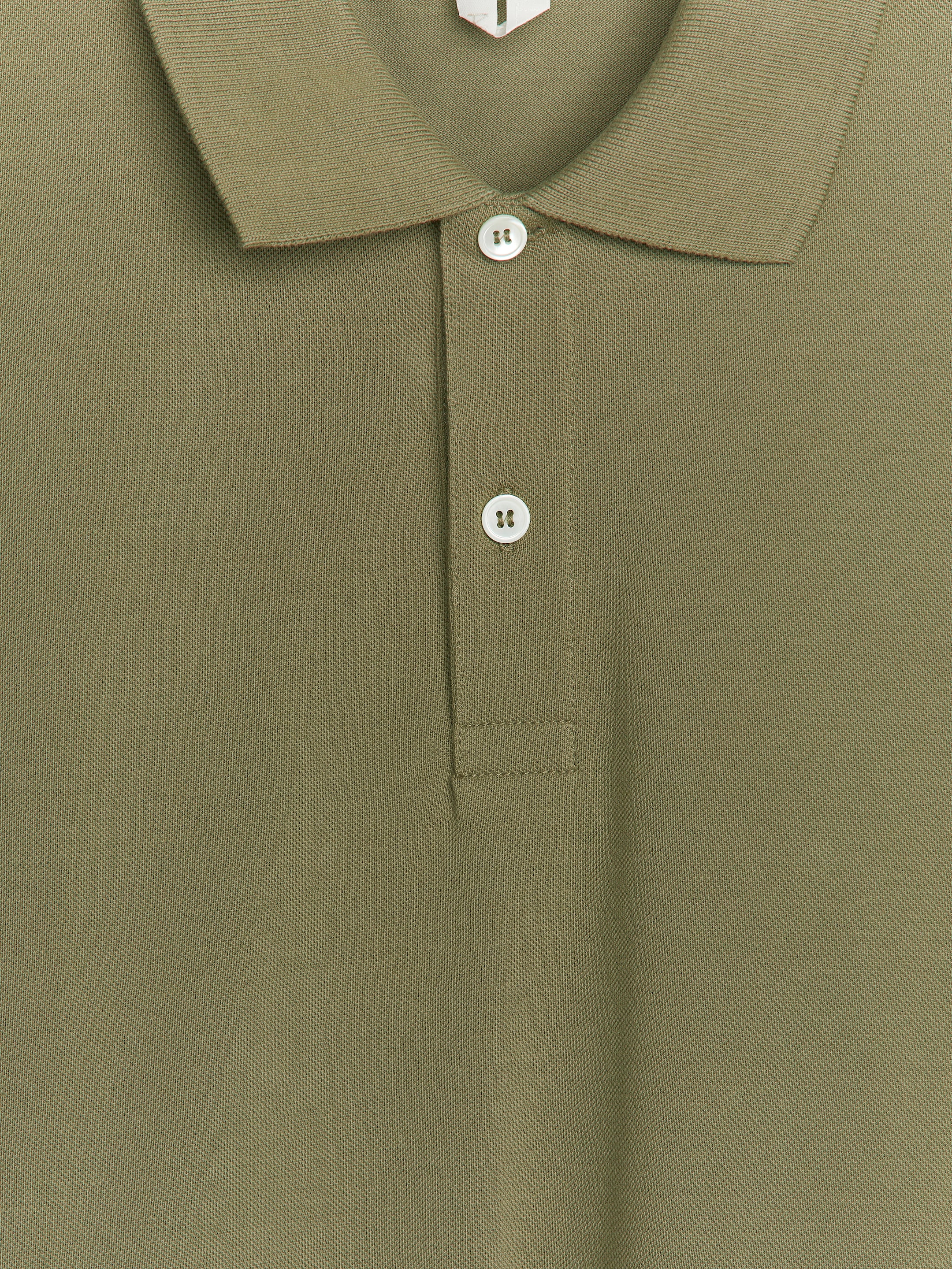 Pikétröja - Khakigrön - Regular fit - Men - StillMedia/DescriptiveDetail - 1