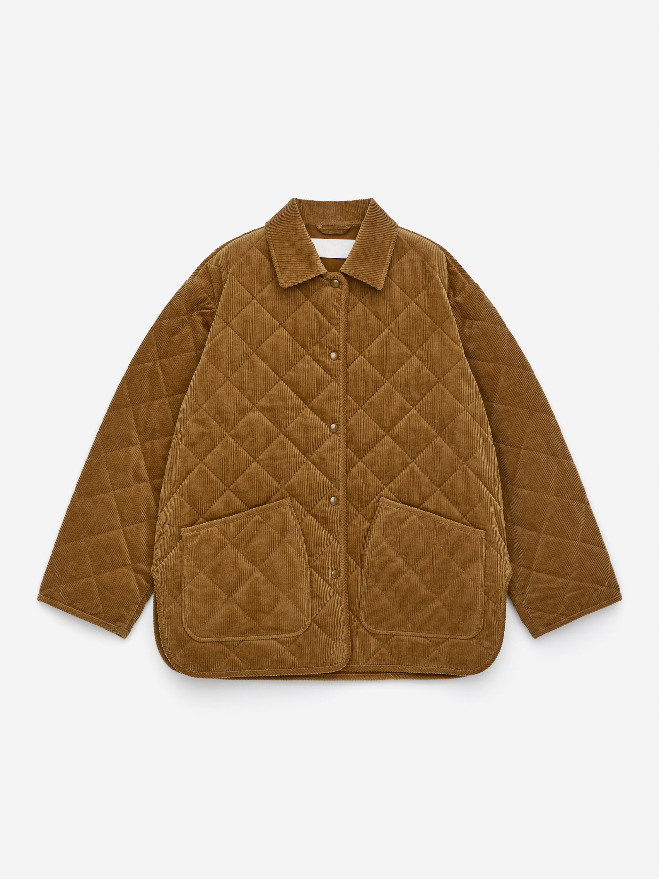 Corduroy Jacket-Yellow-16217