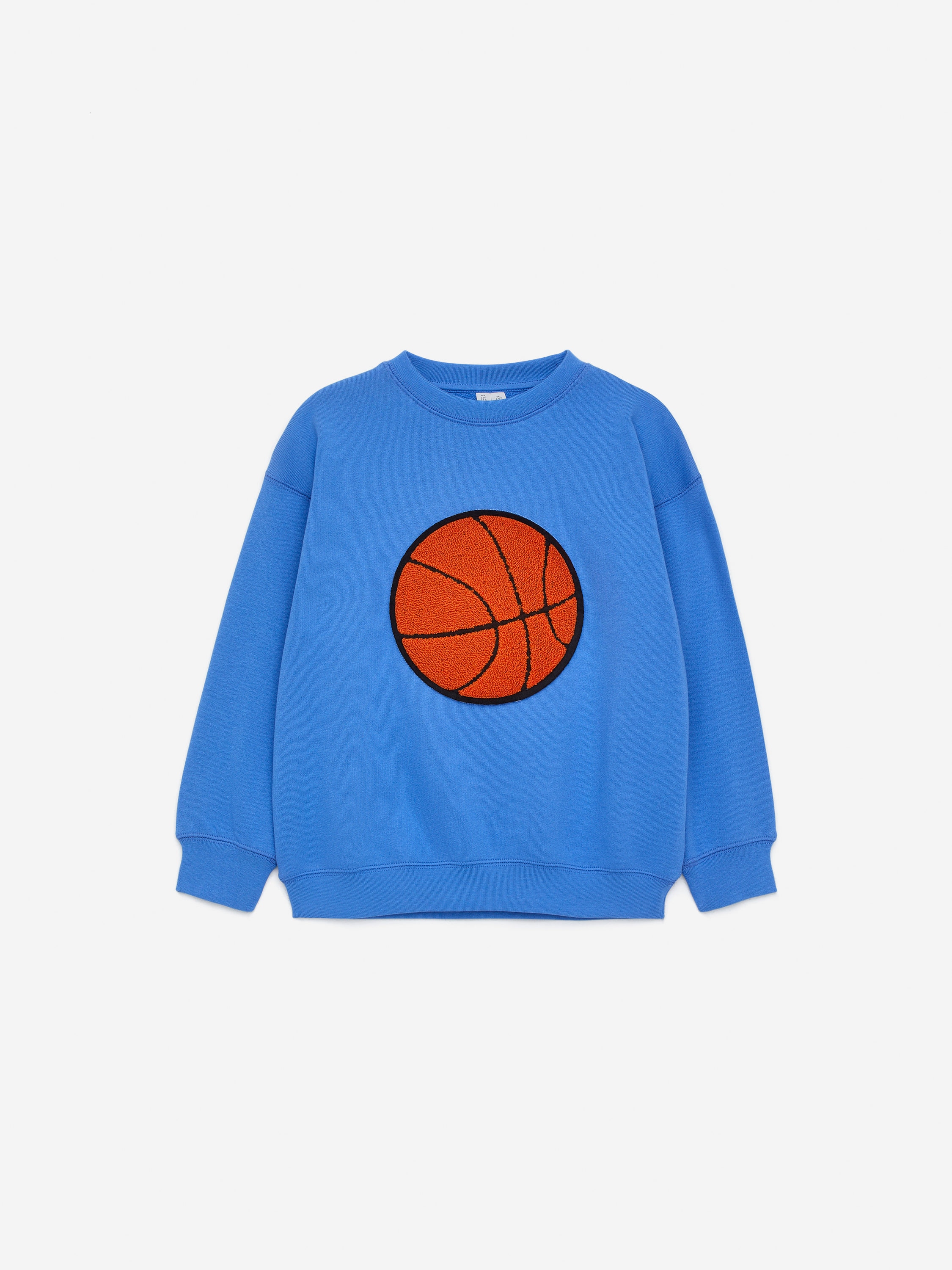 Sweatshirt mit Stickerei-#657CBE-16410