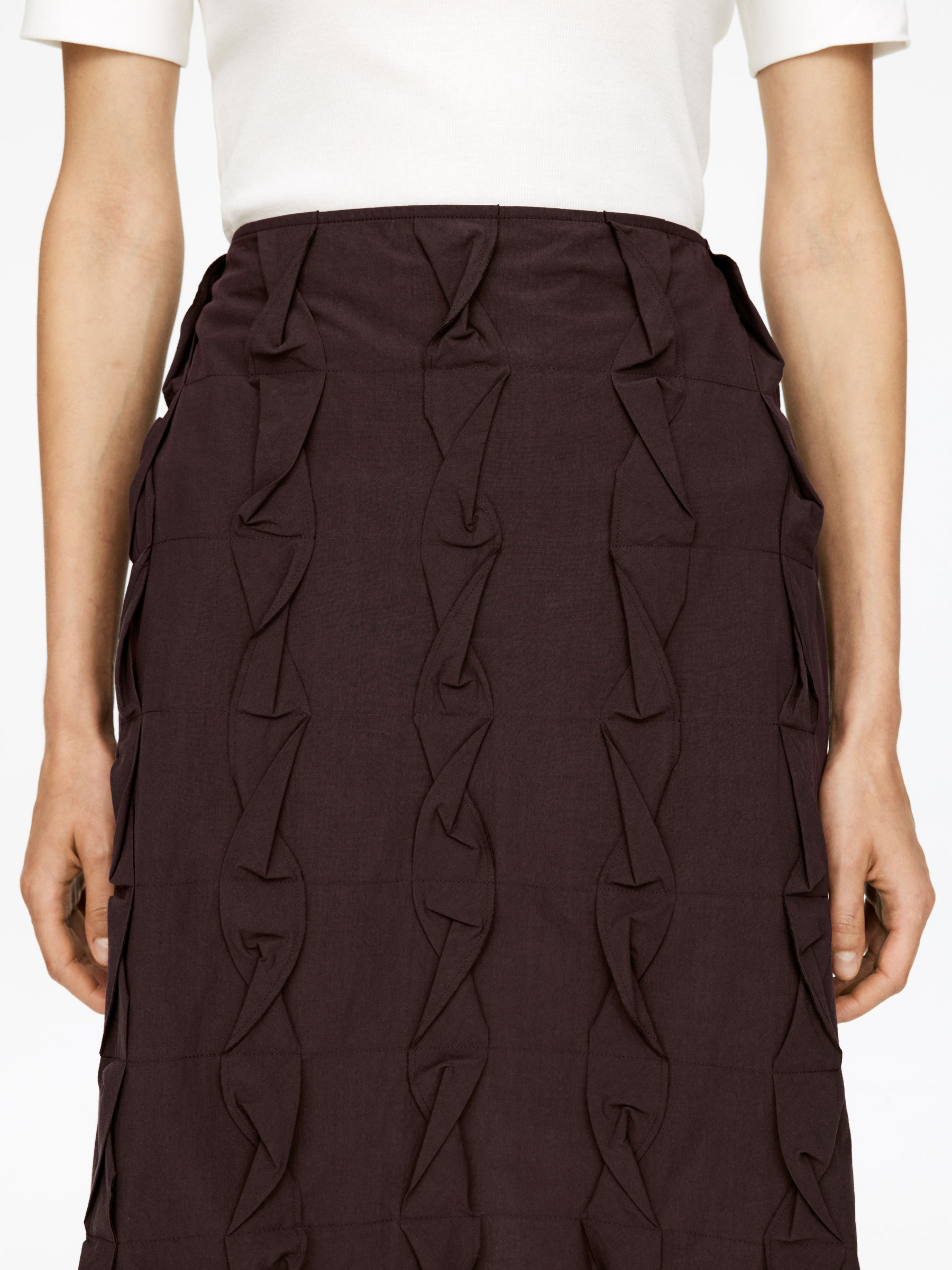 Frill Skirt - Brown - Regular fit - Women - StillMedia/Lookbook - 6