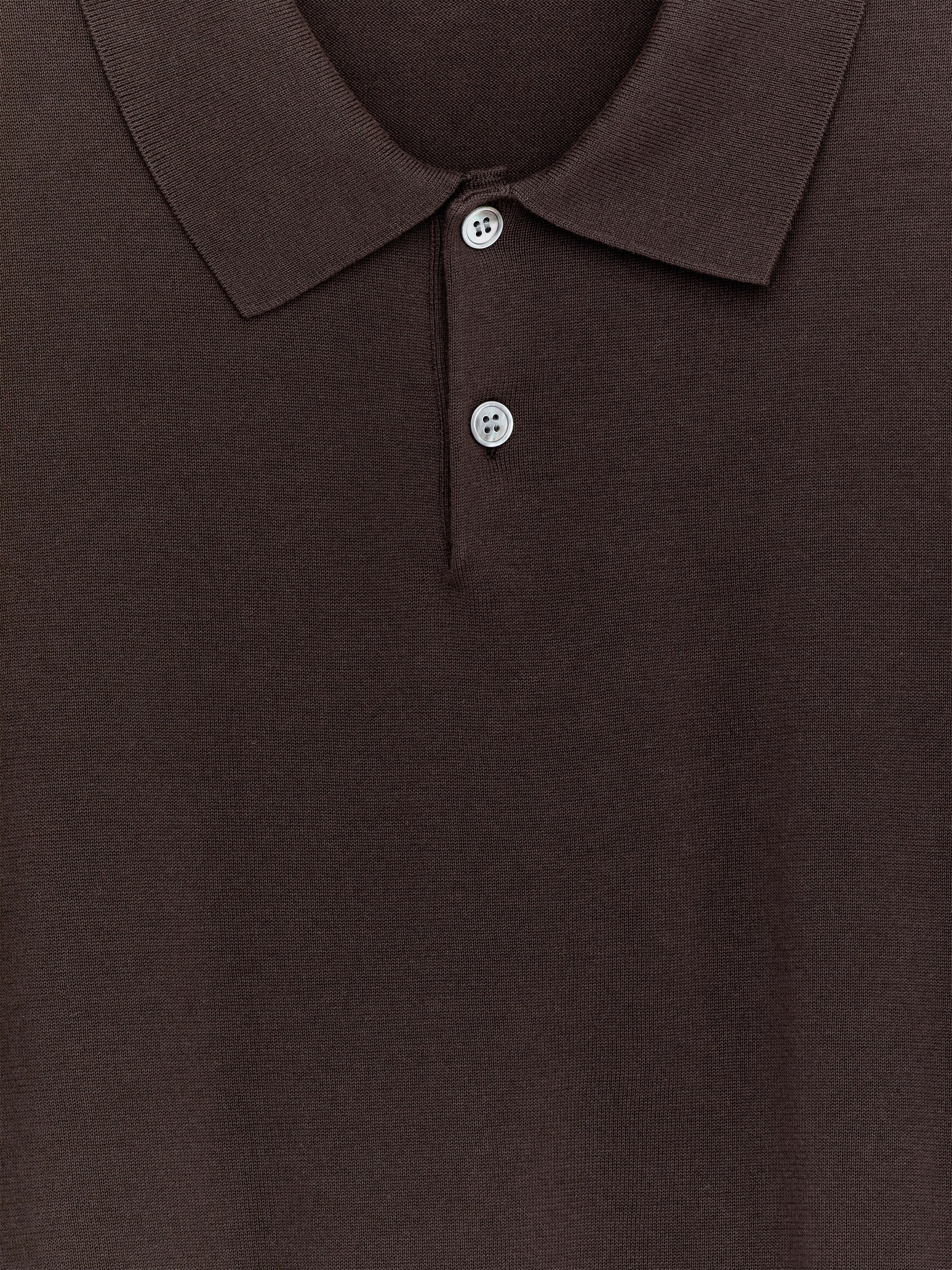 Polo en coton - Marron foncé - Regular fit - Homme - StillMedia/DescriptiveDetail - 2