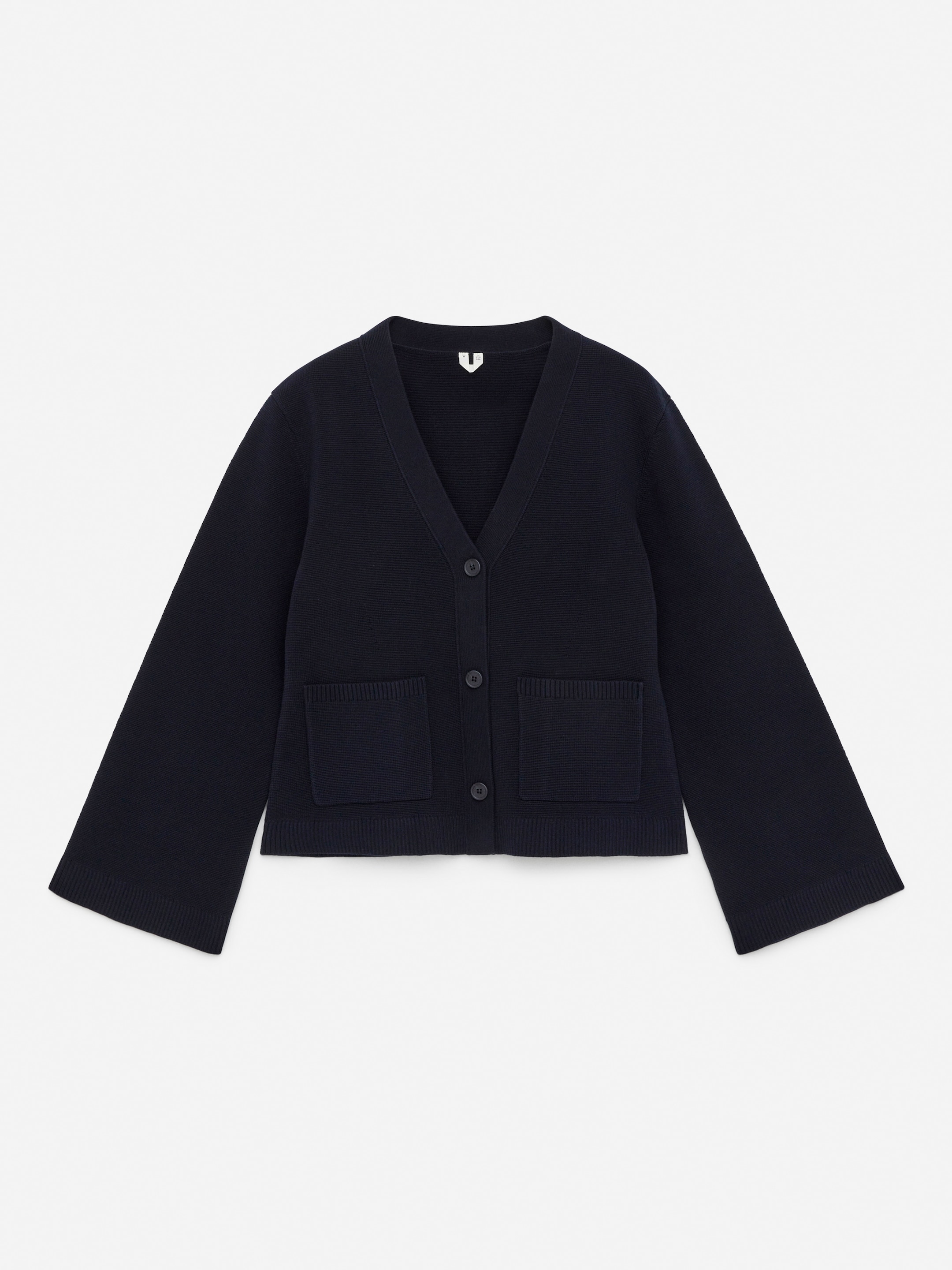 Strickjacke aus Baumwolle - Dunkelblau - Loose Fit - Damen - StillMedia/DescriptiveStillLife - 1