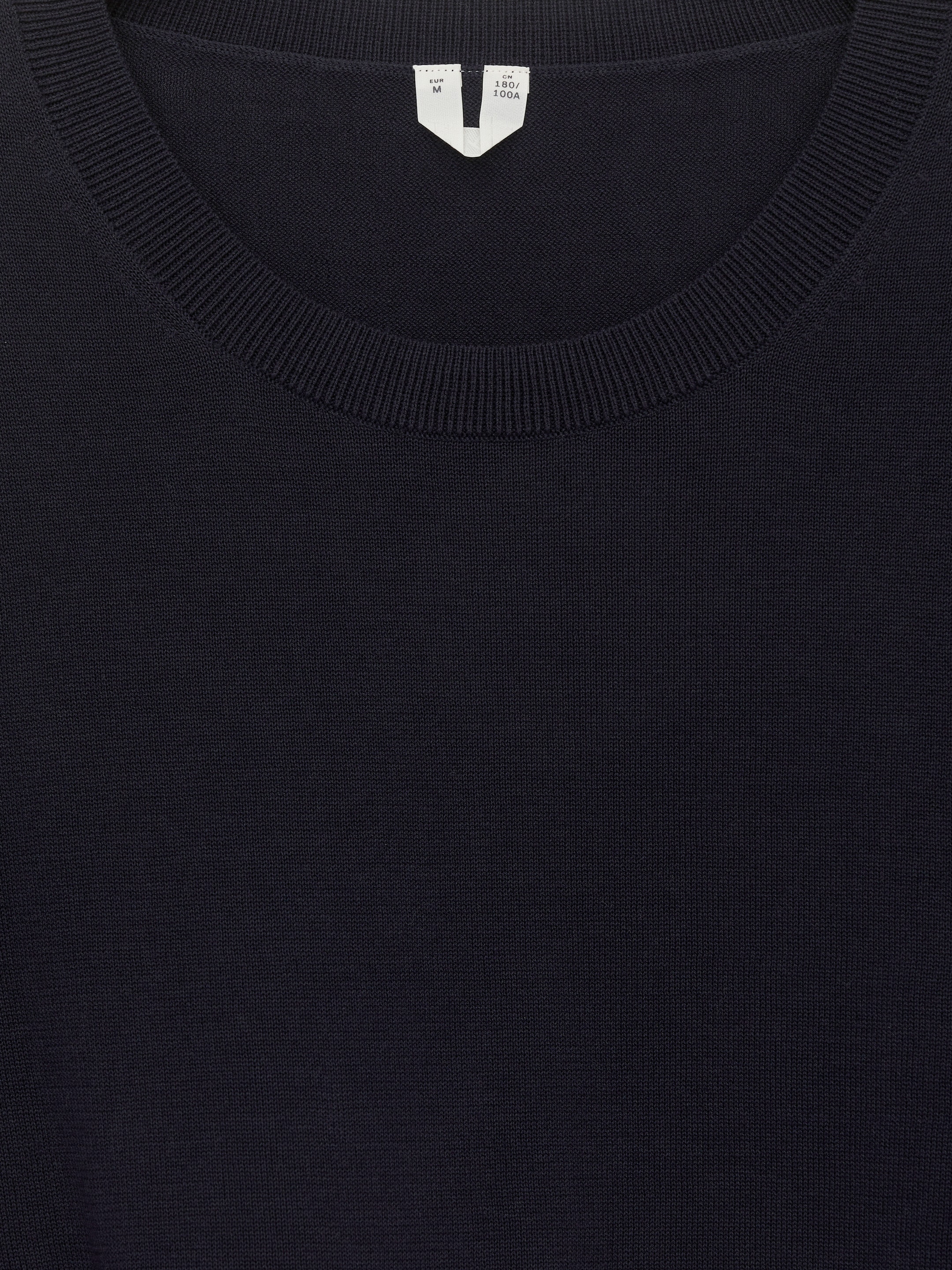 Ingrandisci l'immagine: Fine-Knit Cotton T-Shirt - Dark Blue - UOMO | H&M CH 6
