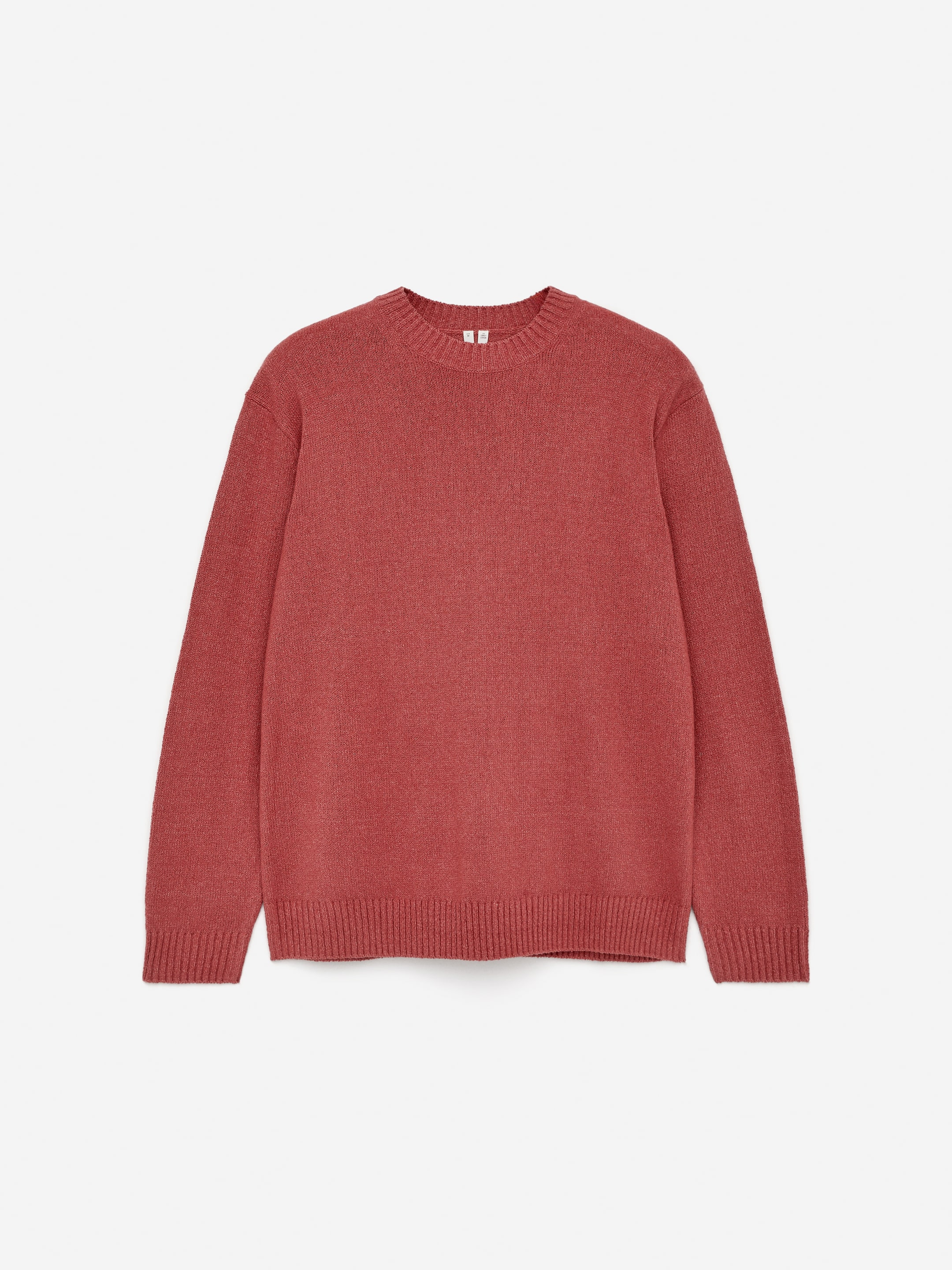 Linen Silk Jumper-#9F4A4F-15065