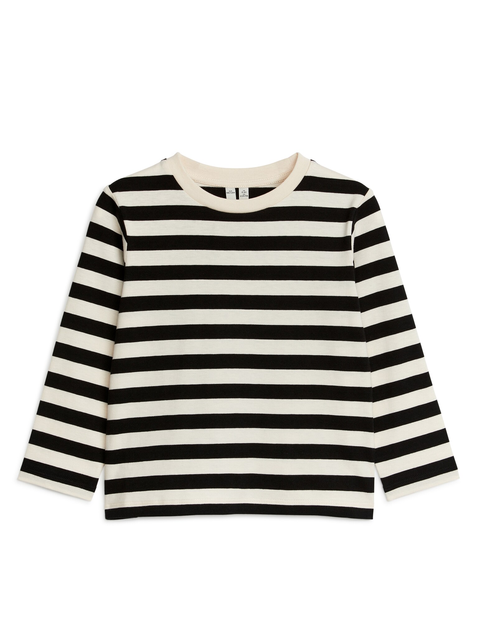 Long-Sleeved T-Shirt - Black/Off White/Dark Blue