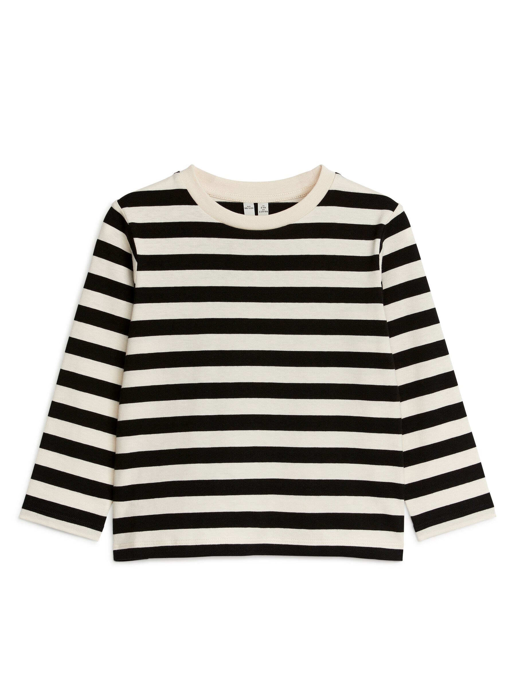 Langarm-T-Shirt - Schwarz/Cremeweiß - Regular Fit - Kinder - StillMedia/DescriptiveStillLife - 3