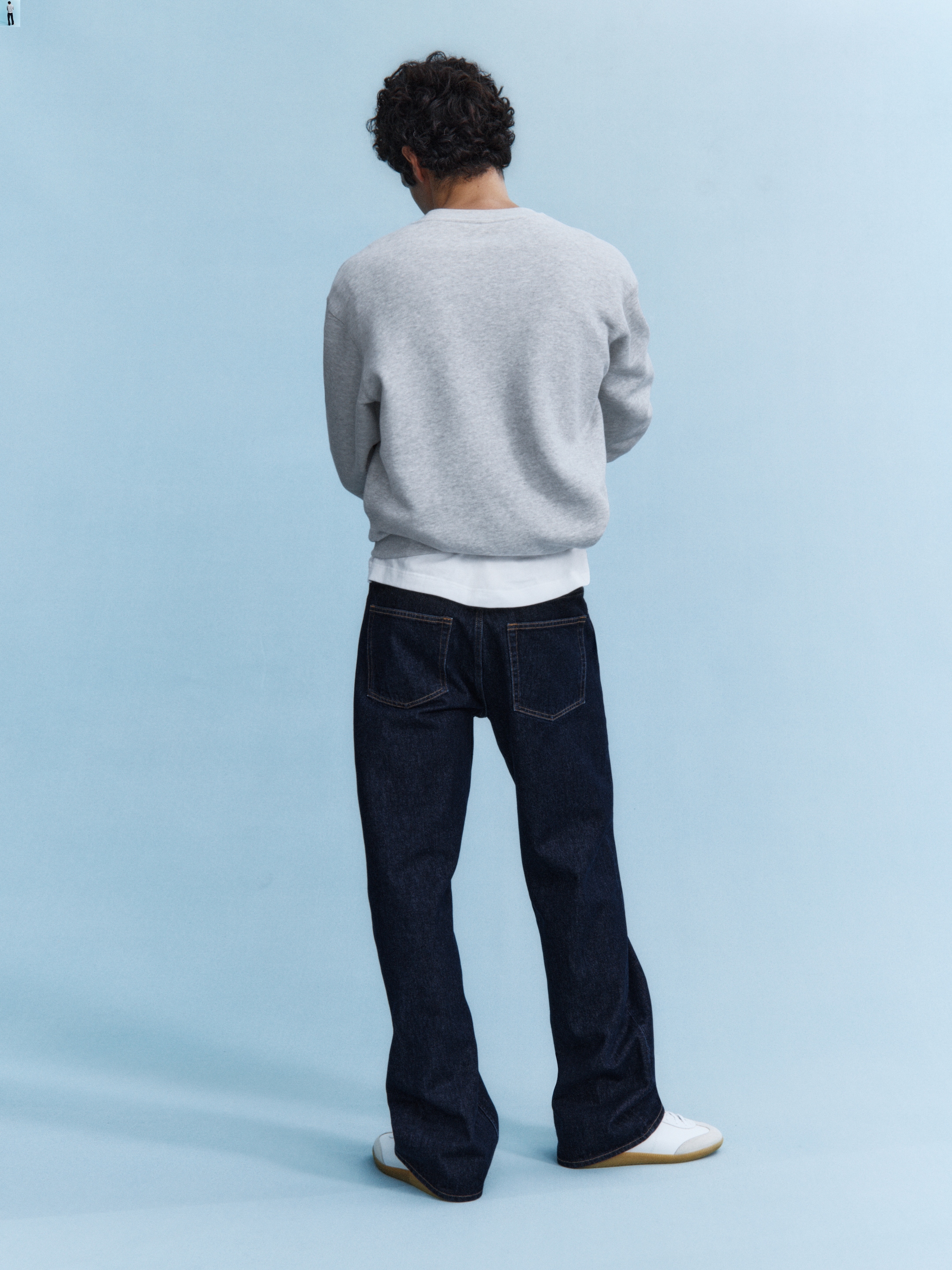 Loose-Fit Sweatshirt - Grey Melange - Loose fit - Men - StillMedia/Environmental - 1