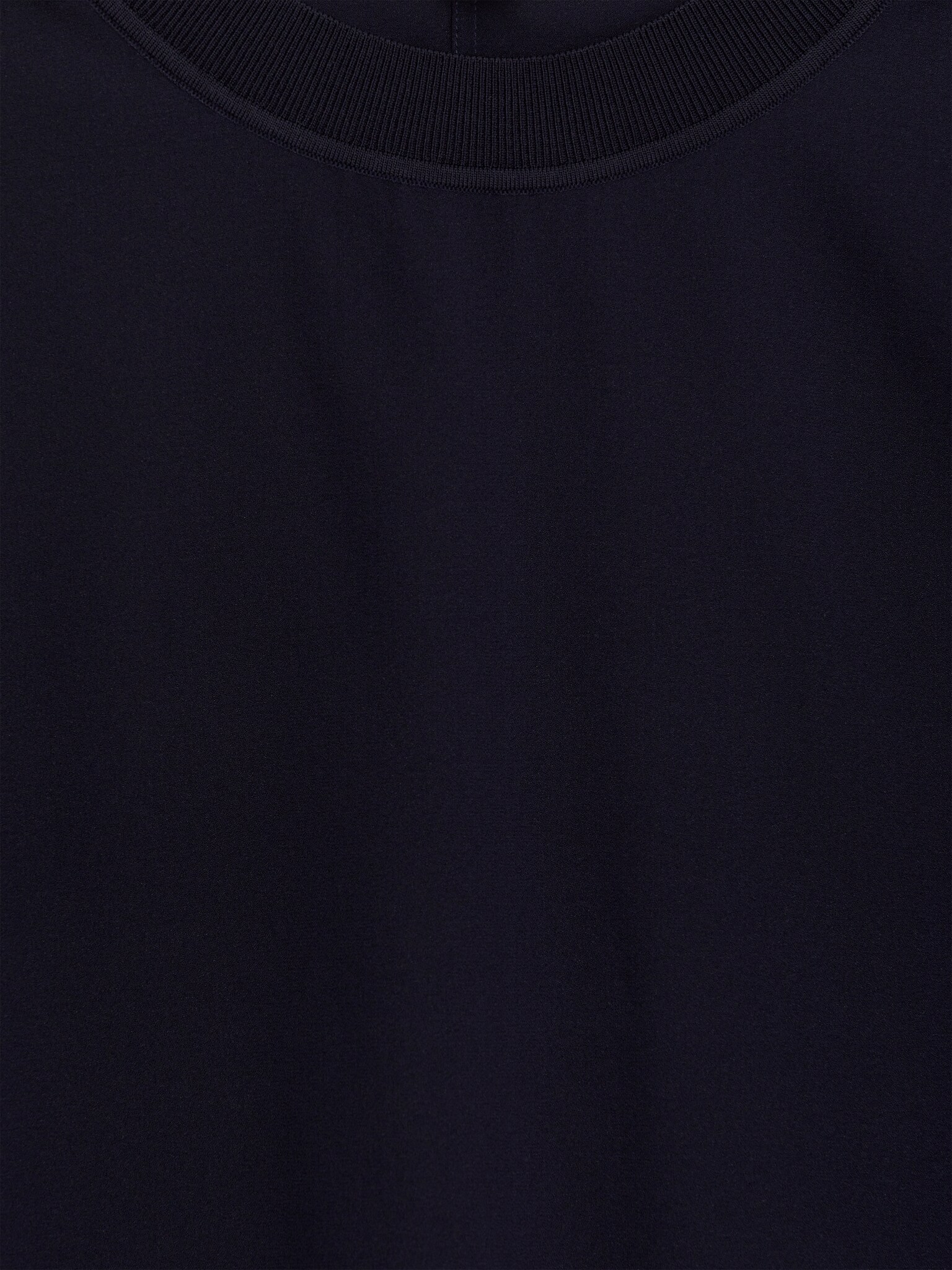 T-shirt en crêpe de soie - Bleu foncé - 2