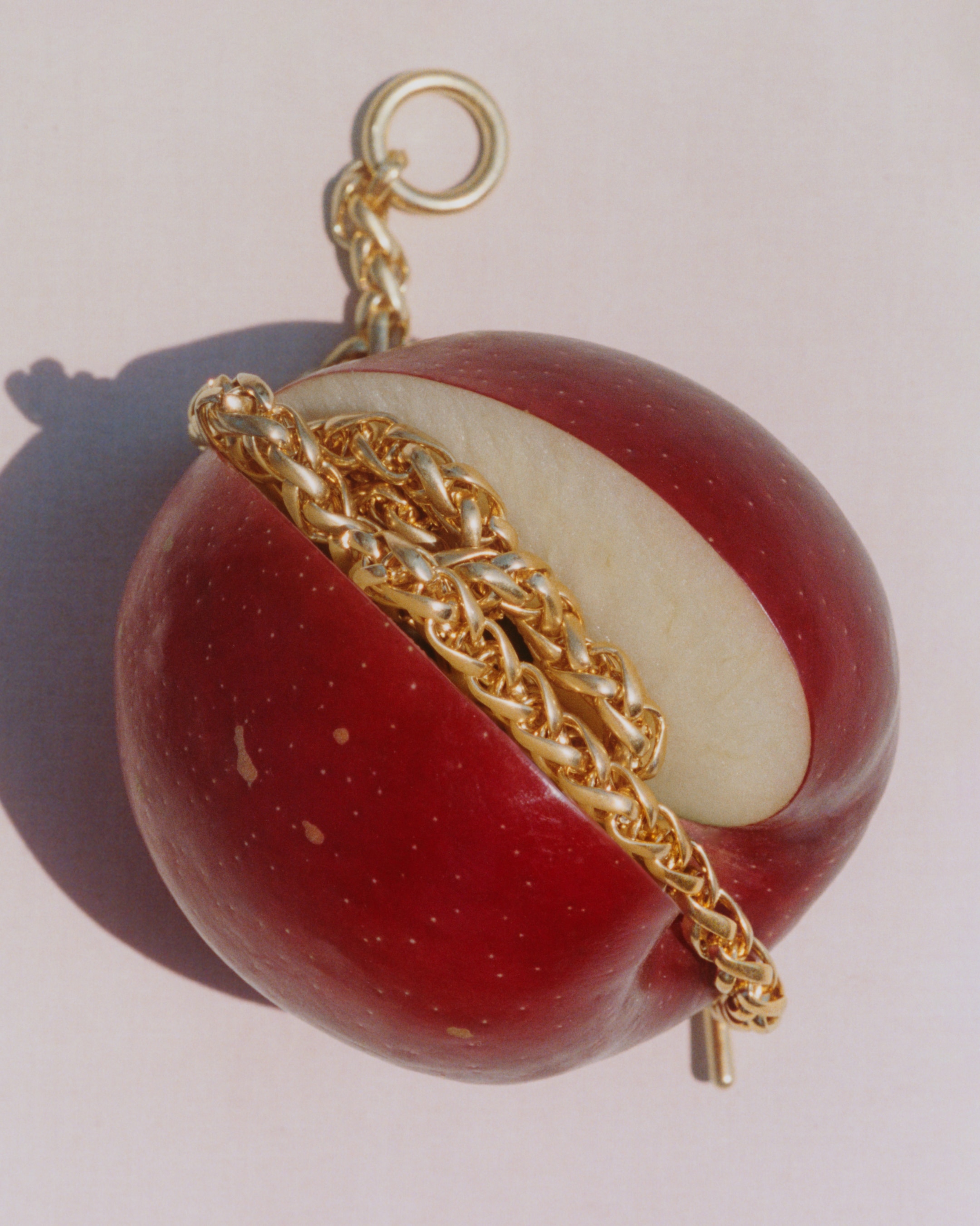 Halsband med repkedja - Guld - women - StillMedia/Environmental - 1