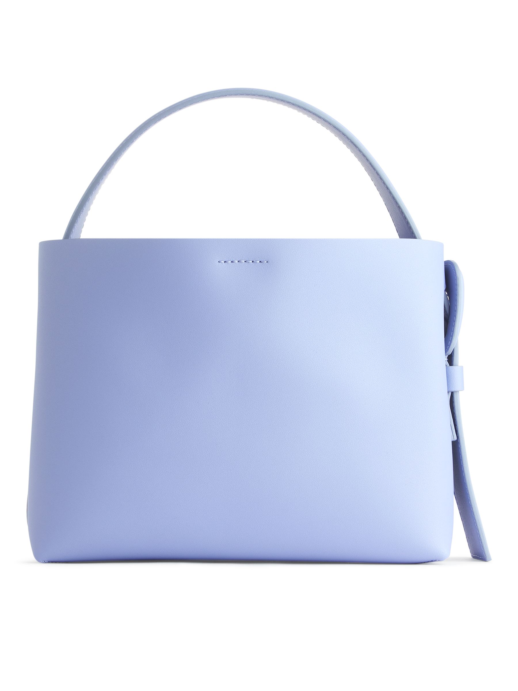 Bolso bandolera rígido de piel - Azul claro - Women - StillMedia/DescriptiveStillLife - 5