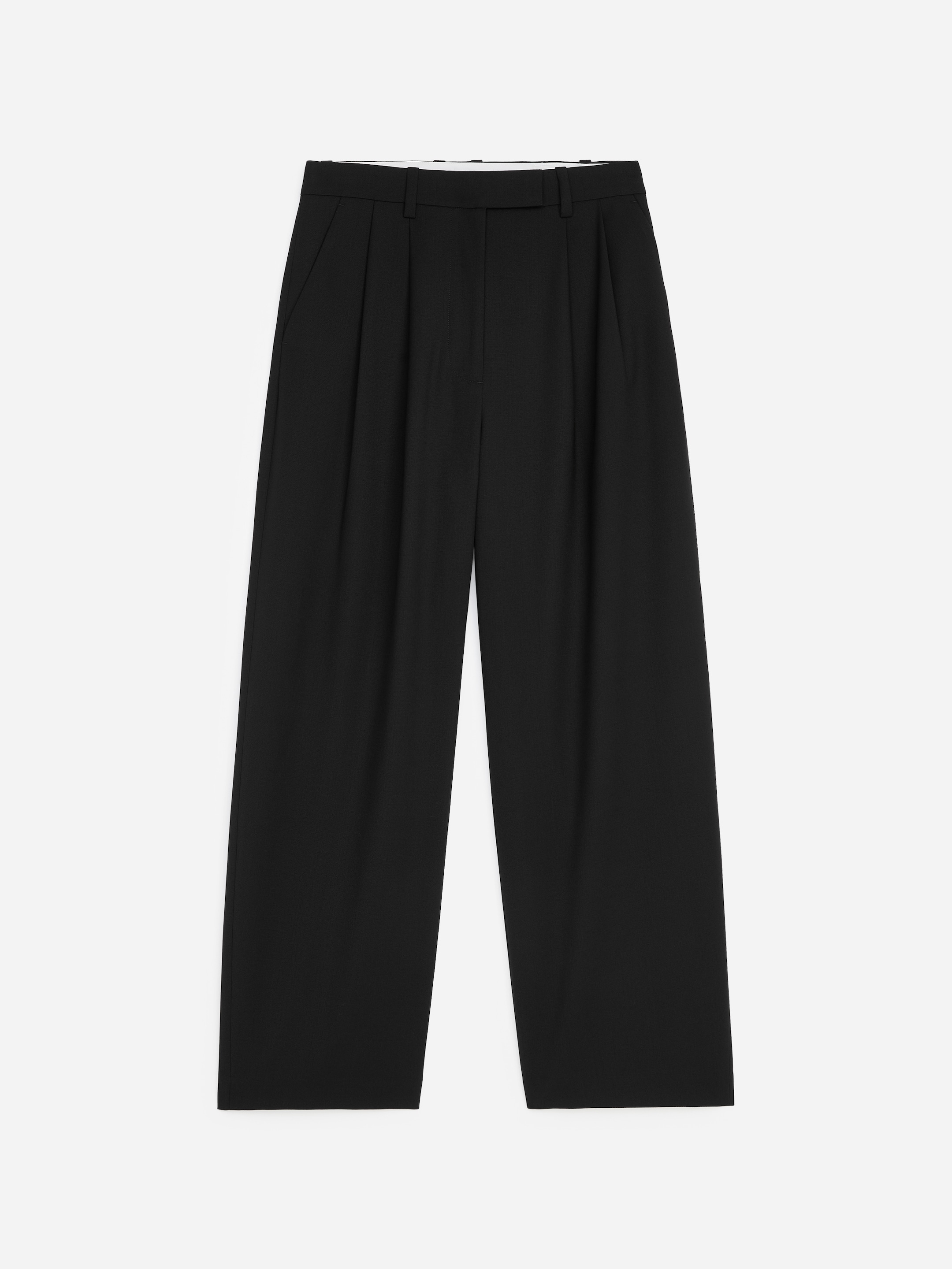 Pantalones sastre en mezcla de lana-#272627-20325