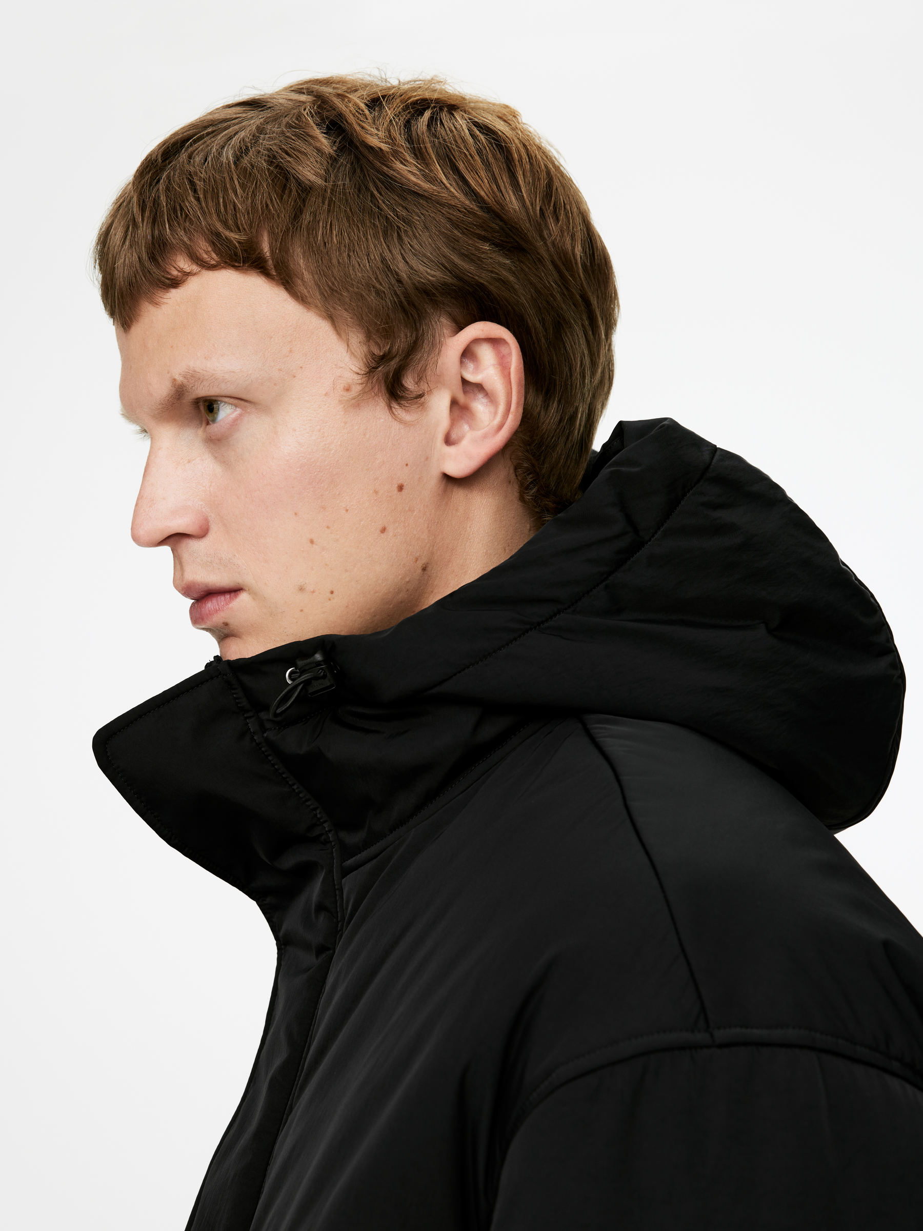 Padded Windbreaker Jacket - Black - Regular fit - Men - StillMedia/Lookbook - 8
