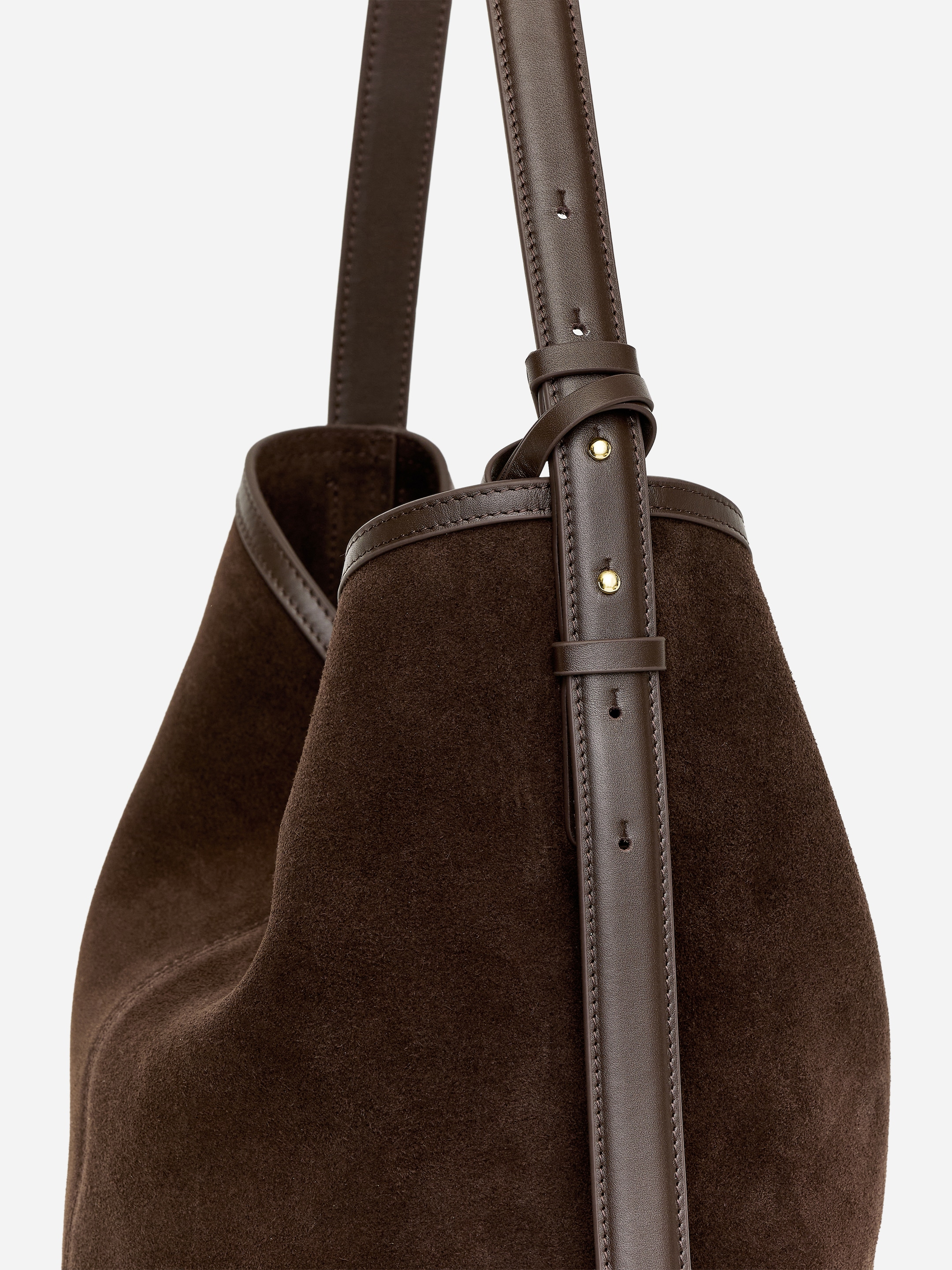 Split Suede Bucket Tote - Brown - Women - StillMedia/DescriptiveDetail - 1