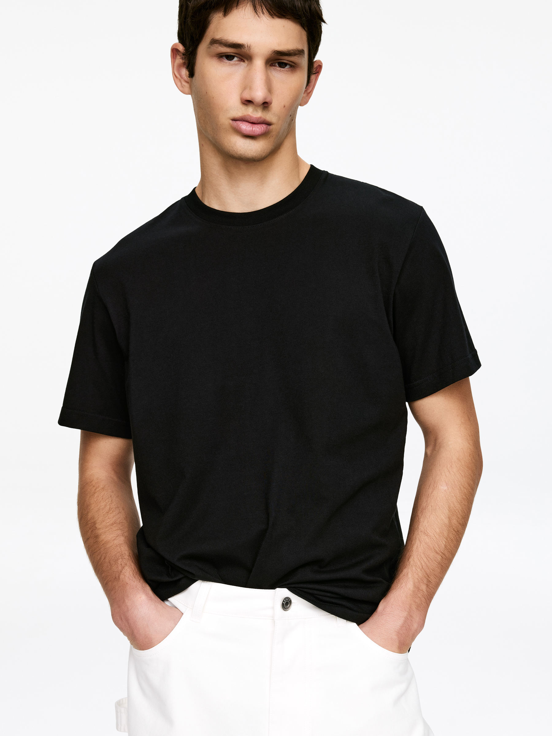 170 GSM Regular T-Shirt - Black - Regular fit - Men - StillMedia/Lookbook - 58