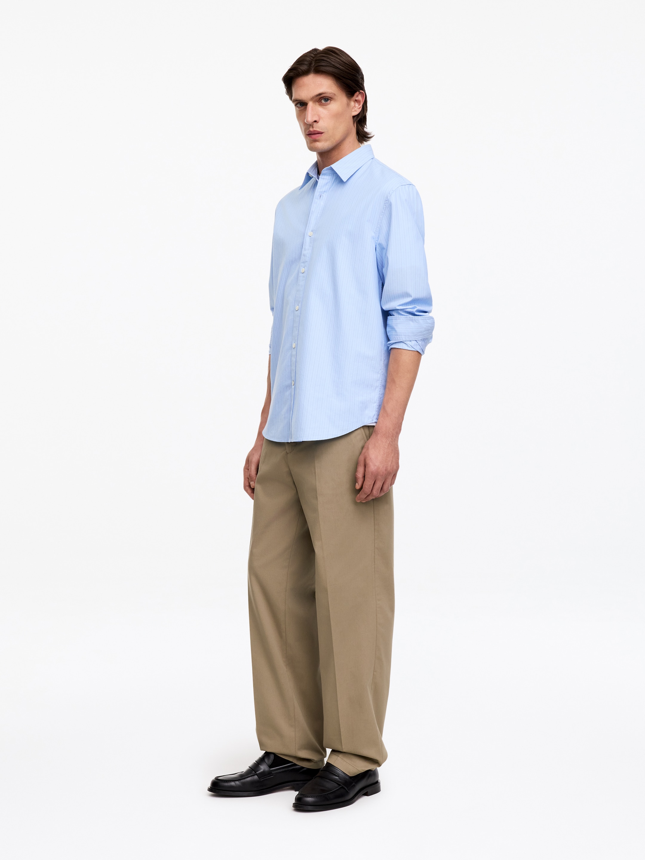 Relaxed Chinos - Beige - Relaxed Fit - Herren - StillMedia/Lookbook - 4