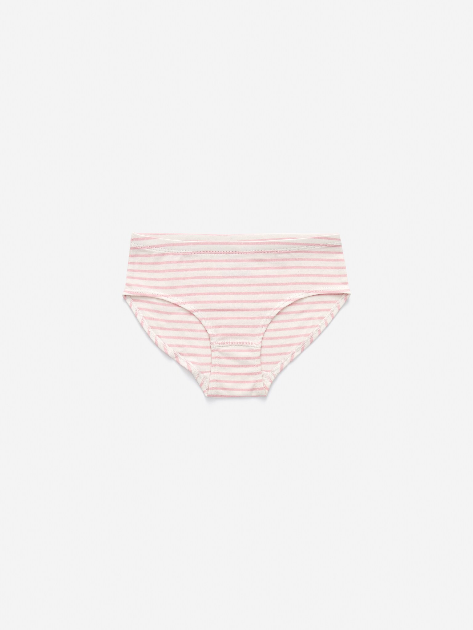 Cotton Jersey Briefs Set of 3 - Pink/Off White/Lilac/Pink/Blue/Beige - 4