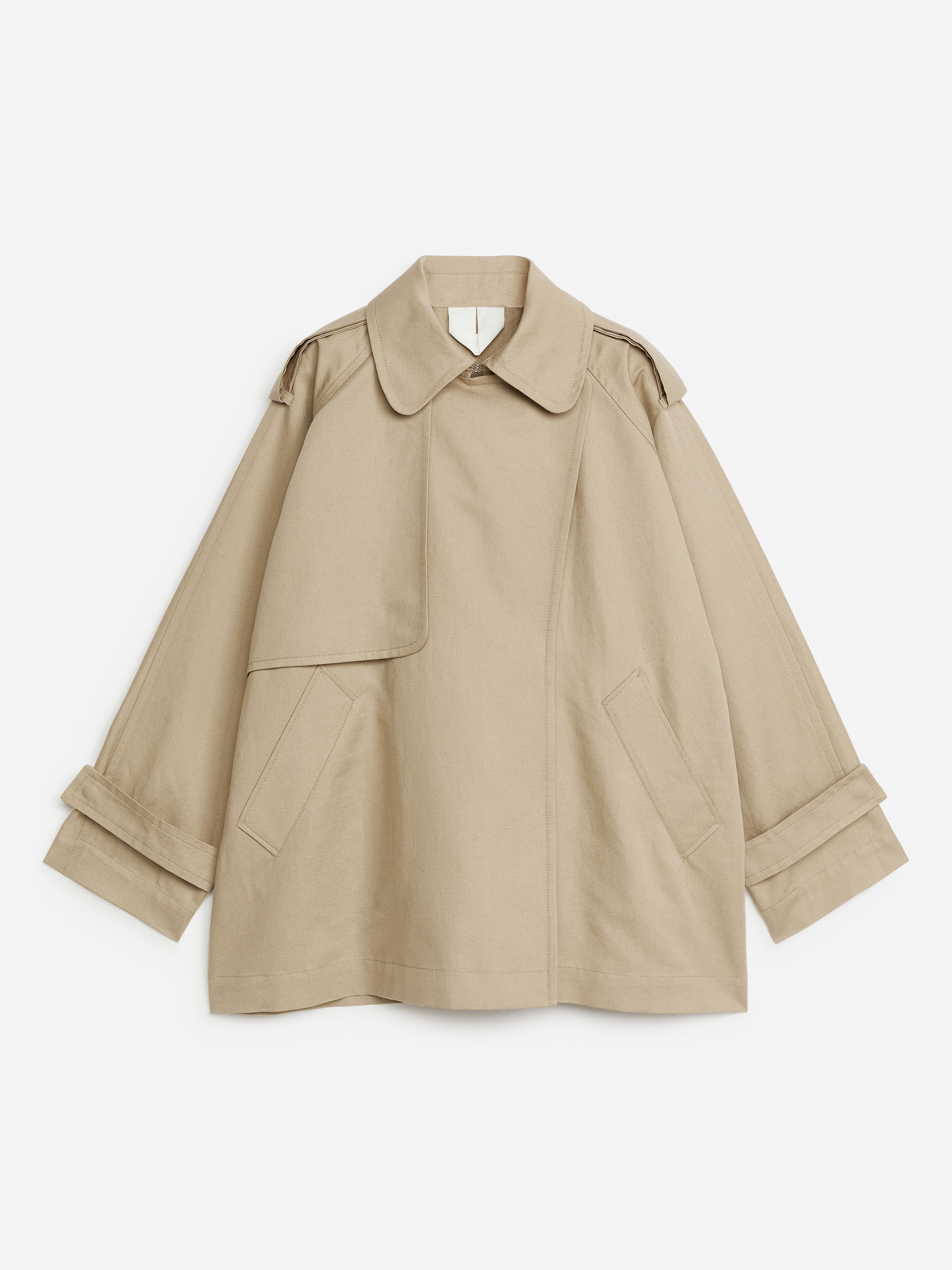 Größeres Bild ansehen: Kurzer Trenchcoat - Beige - Ladies | H&M DE 1