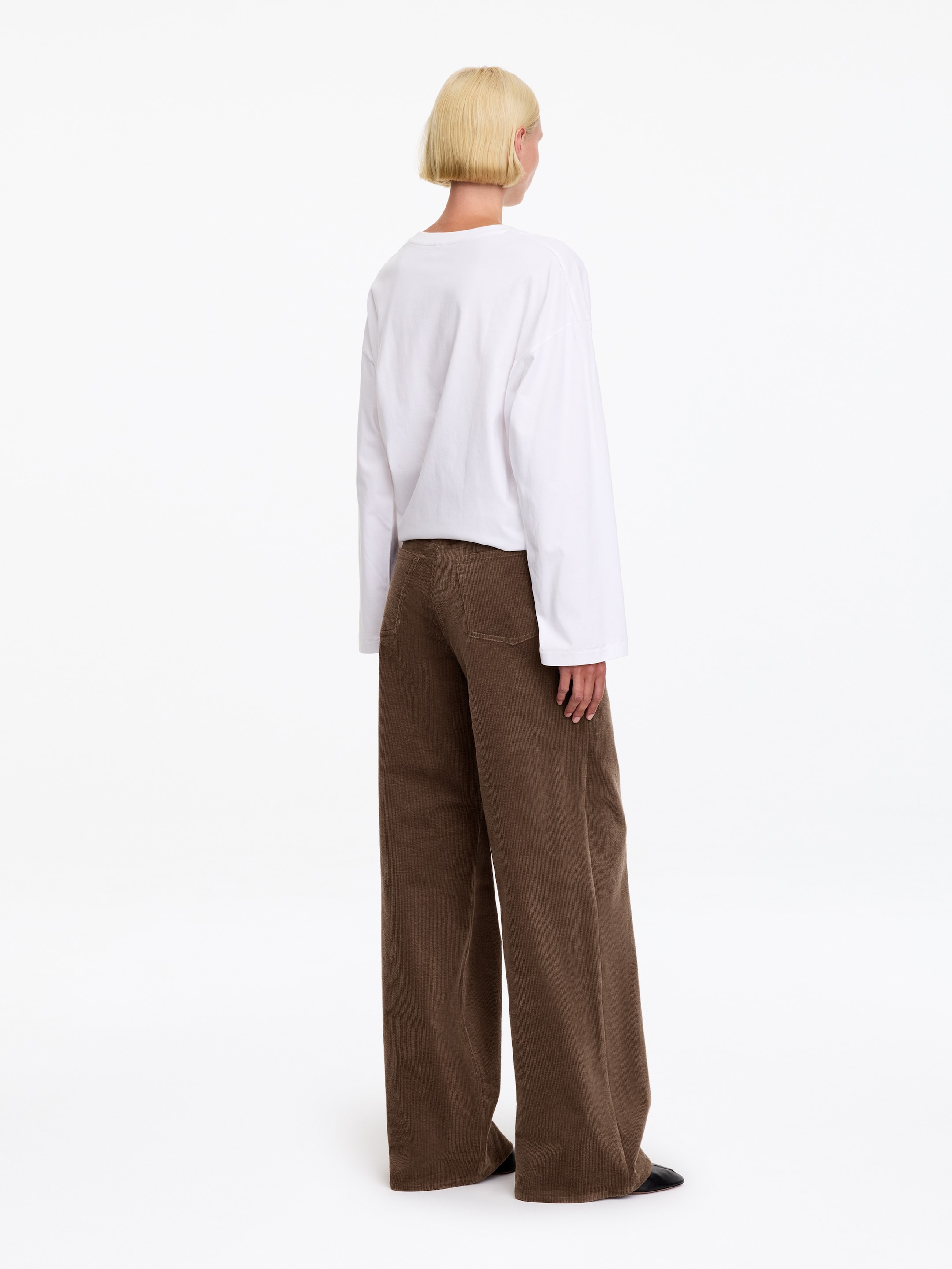 Cordhose - Dunkles Graubraun - Regular Fit - women - StillMedia/Lookbook - 4