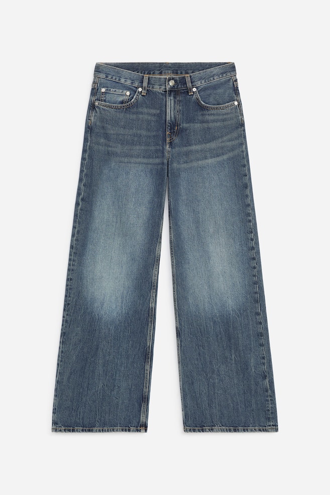 ELM flared jeans met lage taille - Grijsachtig blauw/Aardebruin/Zwart - 1