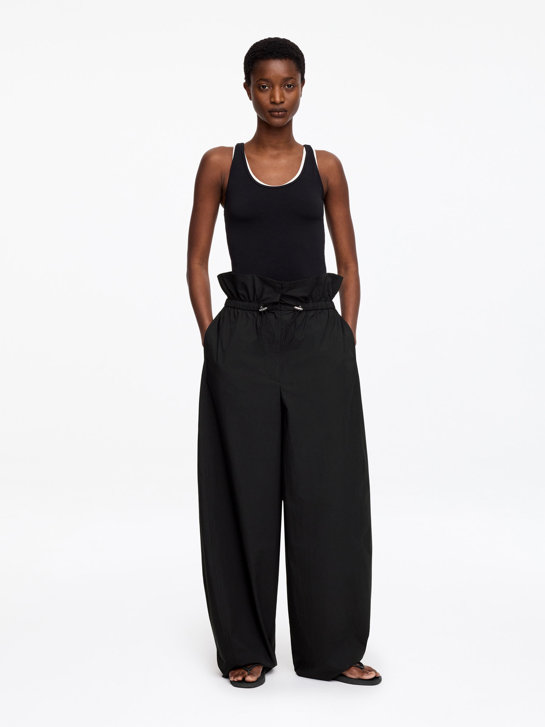 Paperbag Waist Trousers-#272627-18171