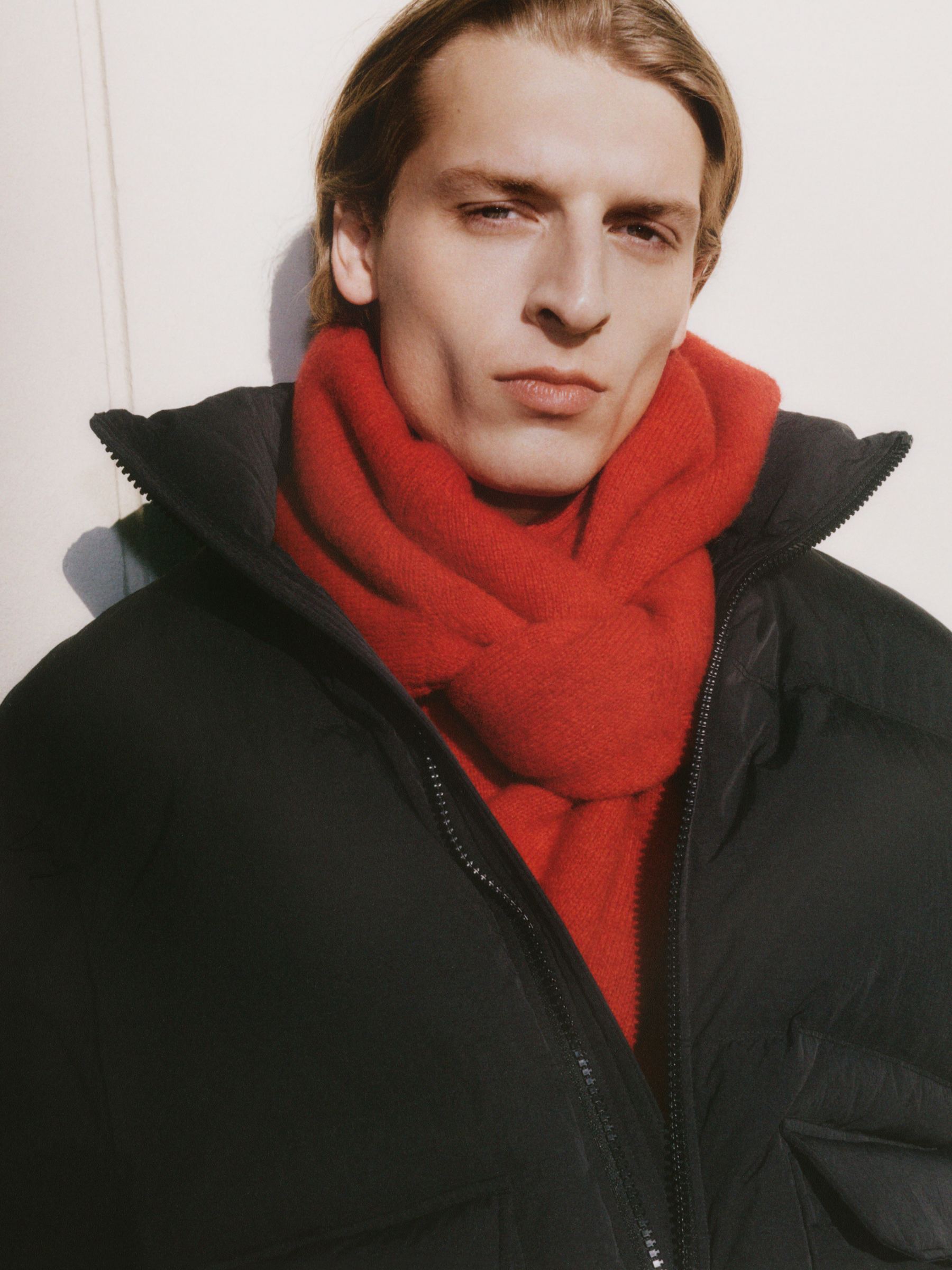 Pull en laine à col rond - Rouge - Regular fit - Homme - StillMedia/Environmental - 1