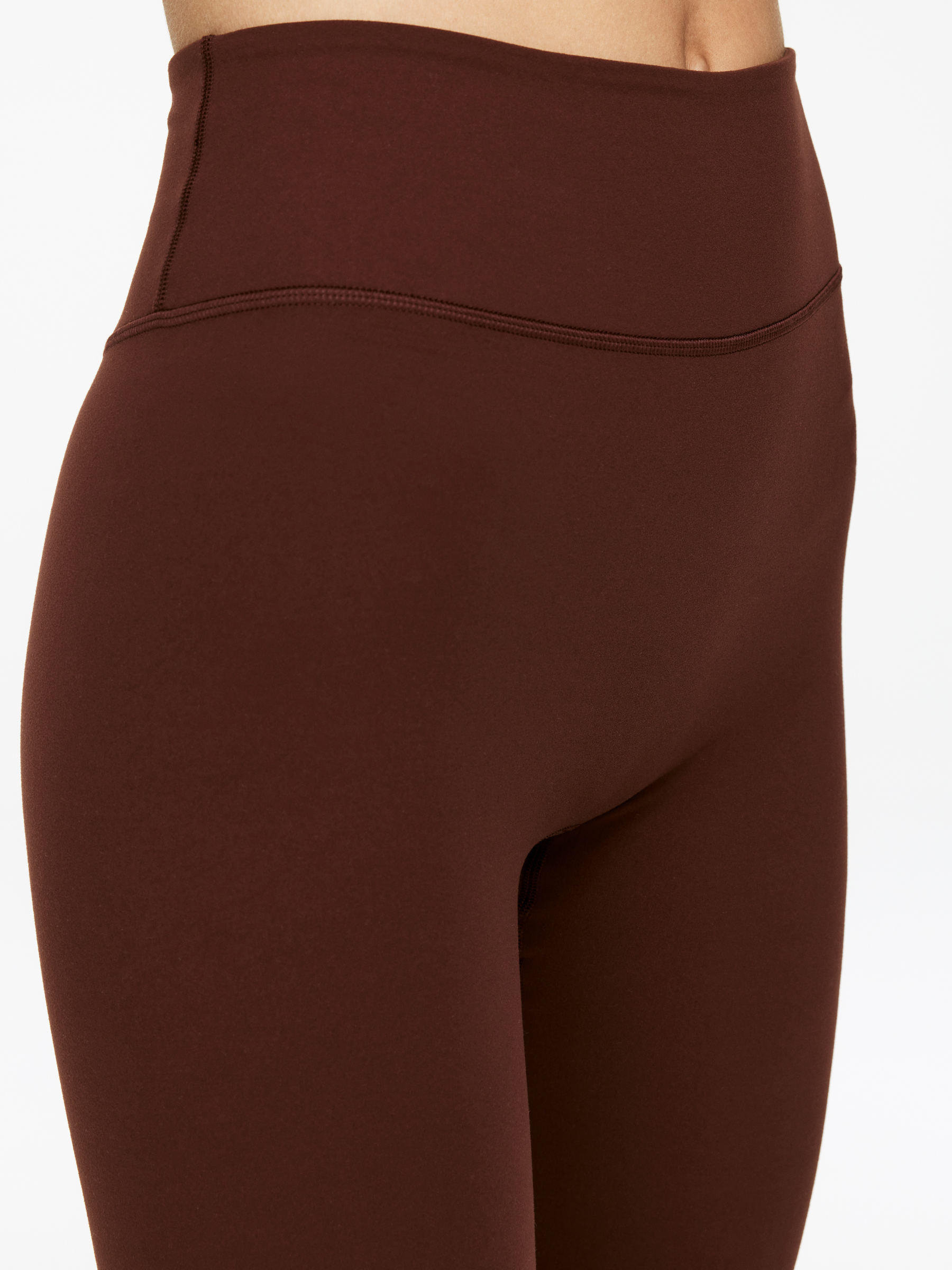 Soft Stretch Leggings - Dark Brown - Women - StillMedia/Lookbook - 5