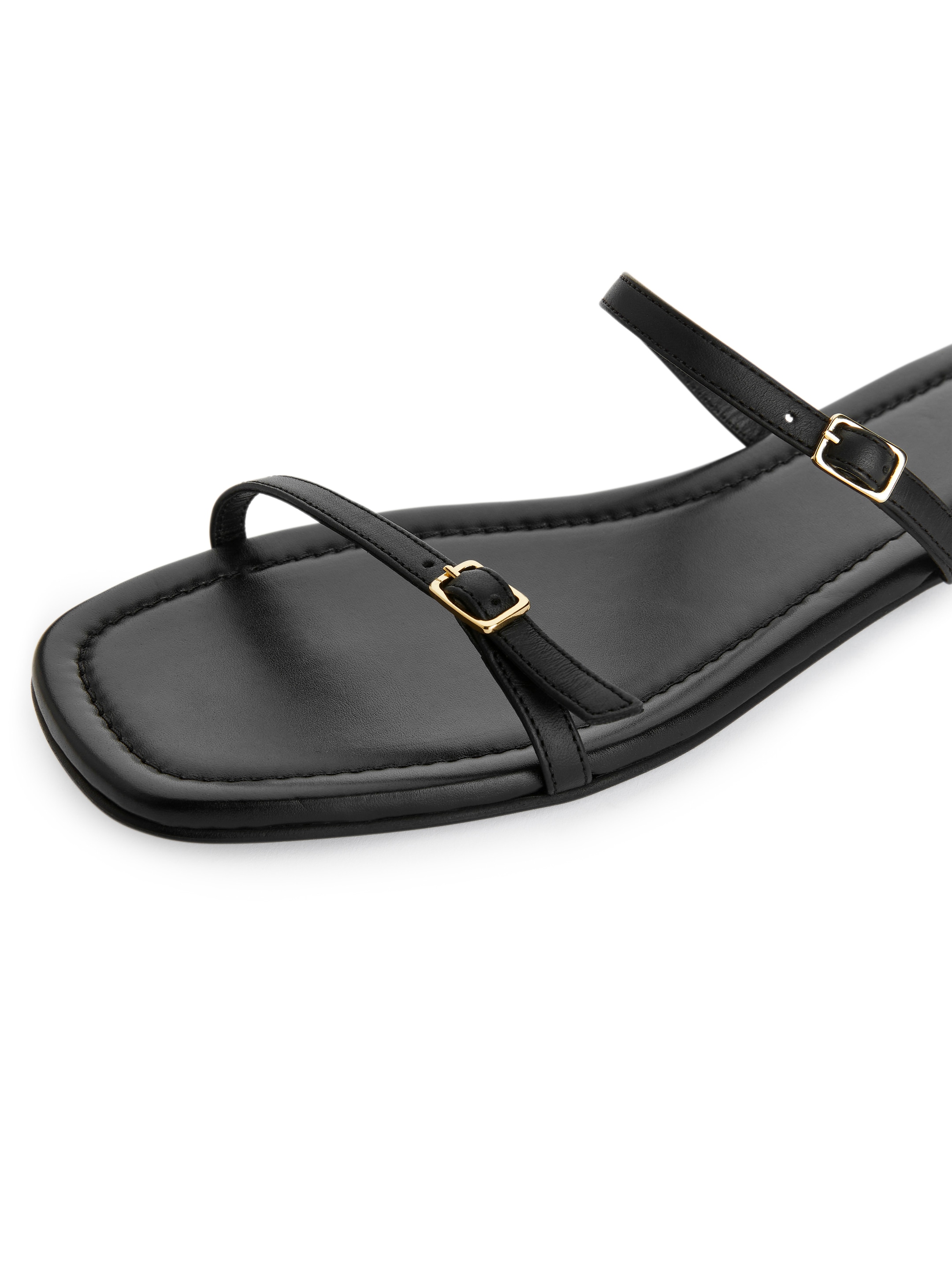 Sandalias de piel - Negro - Women - StillMedia/DescriptiveDetail - 1
