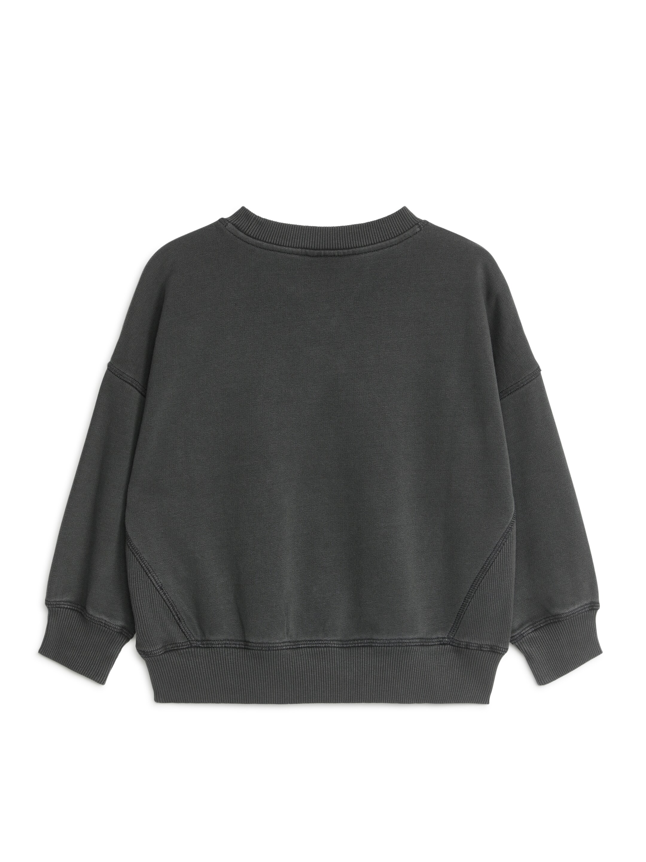 Relaxed Cotton Sweatshirt - Black - Loose fit - Children - StillMedia/DescriptiveStillLife - 1