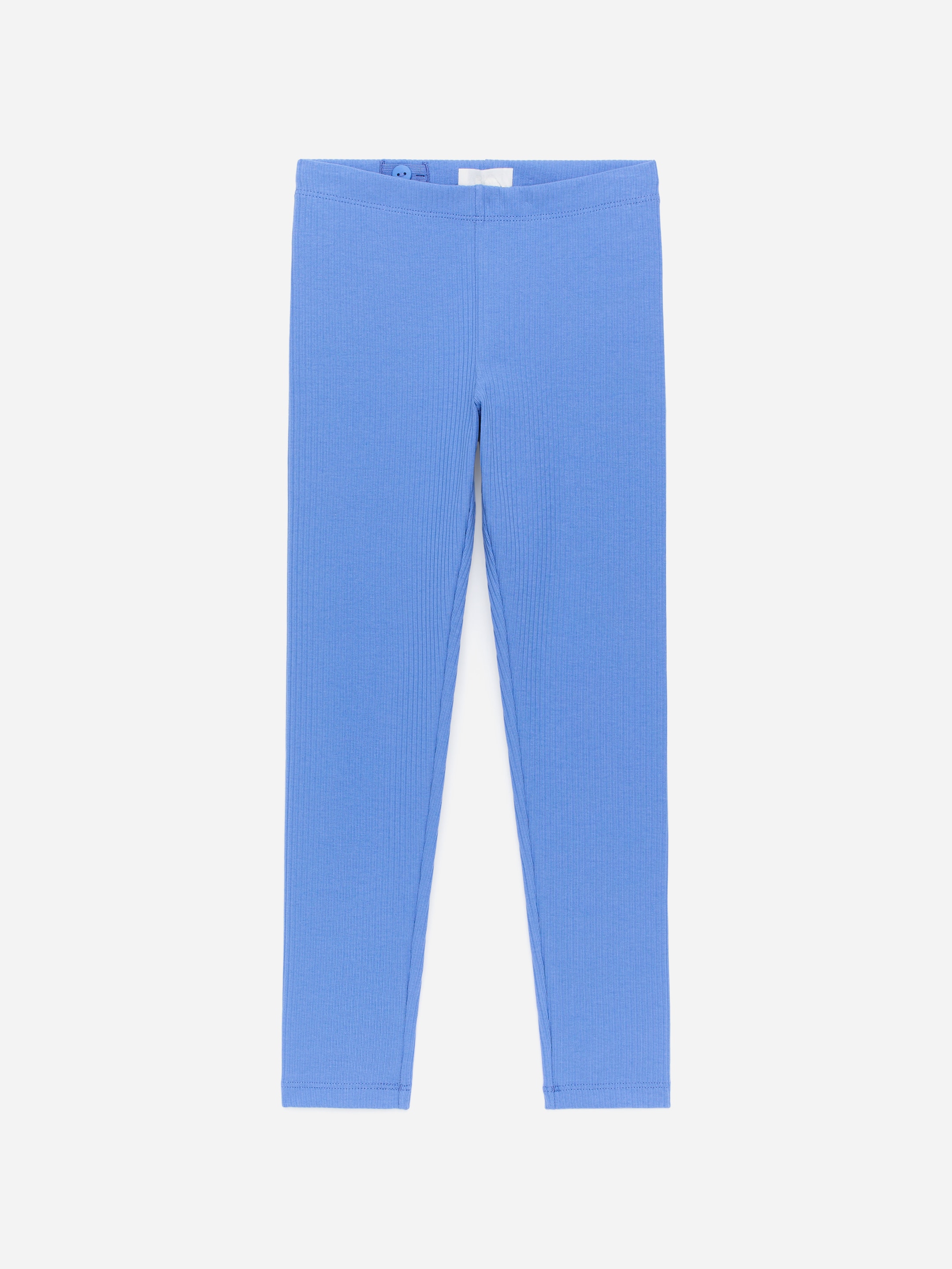 Rib Jersey Leggings-#657CBE-17772