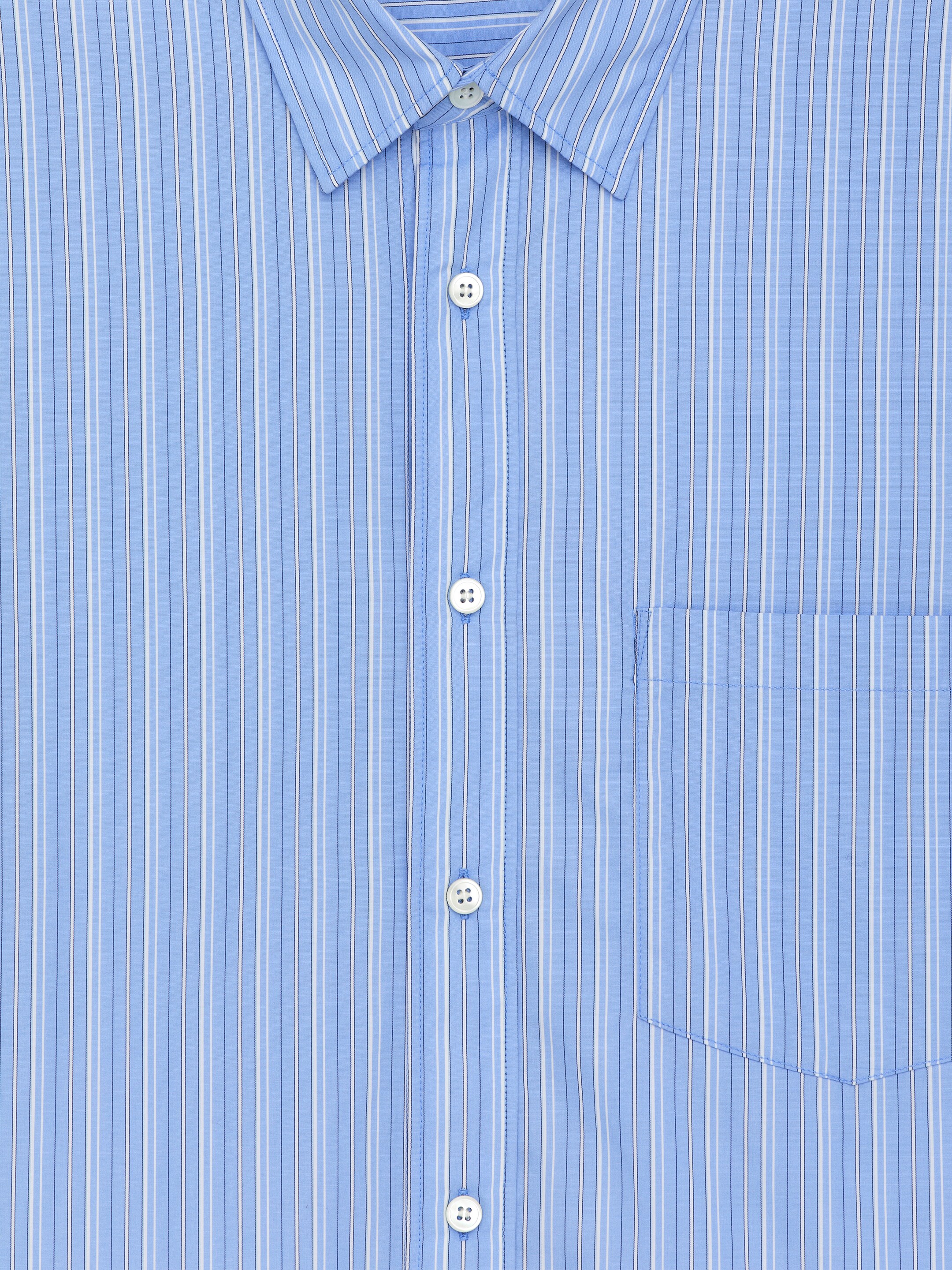 Grotere afbeelding bekijken: Relaxed Poplin Shirt - Blauw/wit - HEREN | H&M BE 6