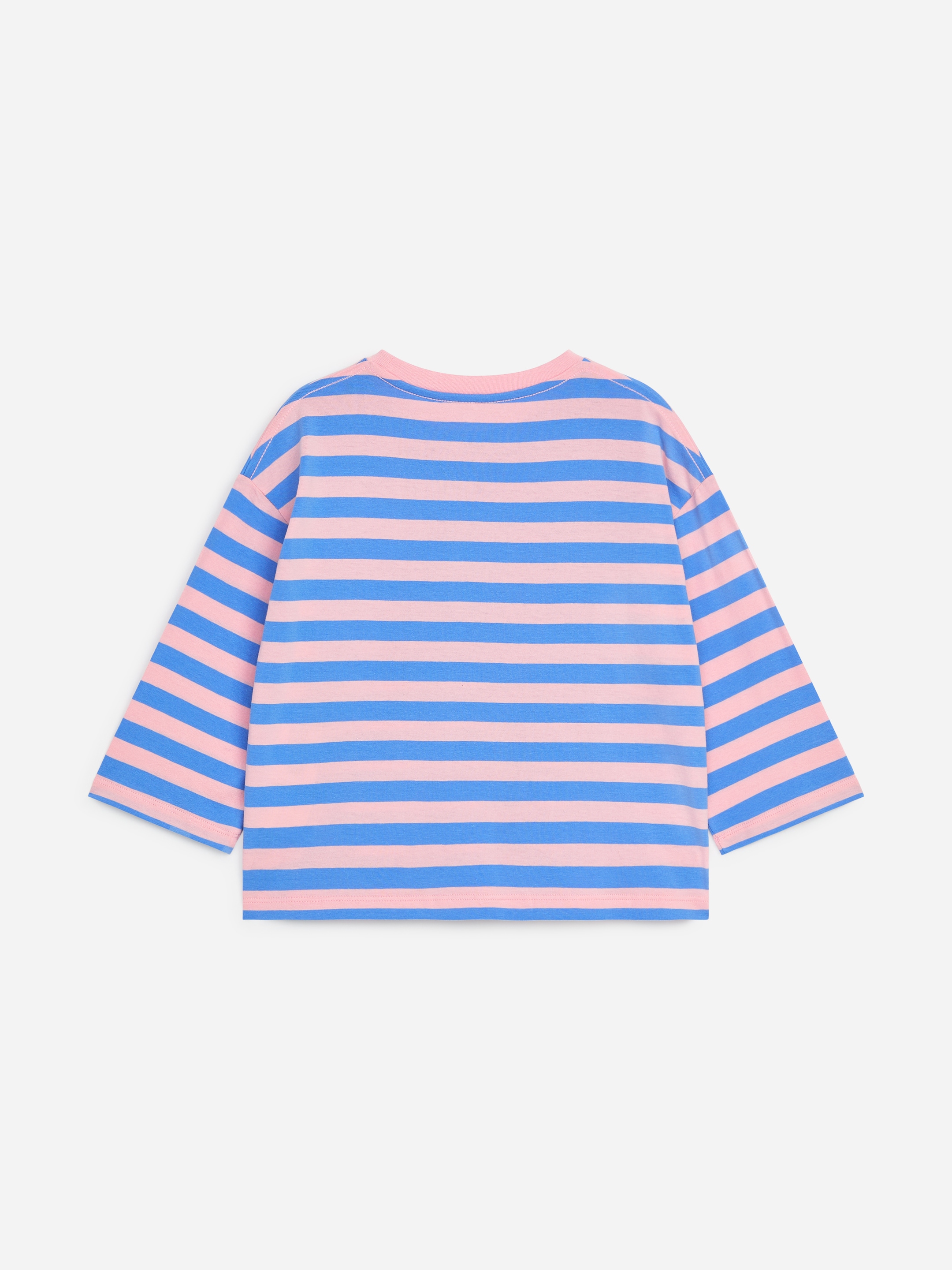 Luźny T-shirt - Różowy/Niebieski - Fason swobodny - children - StillMedia/DescriptiveStillLife - 3