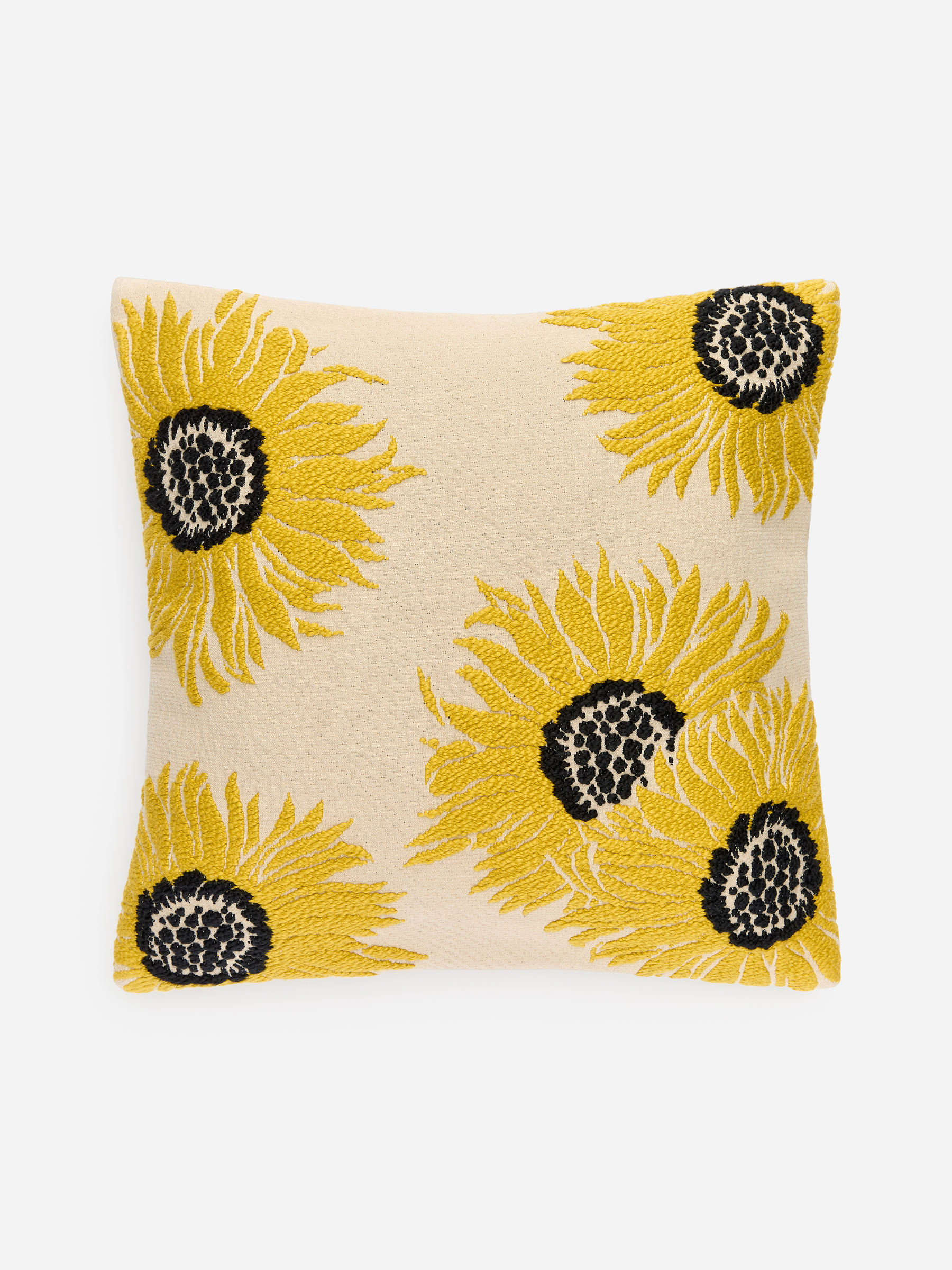 Funda de cojín bordada 50 x 50 cm - Beige/amarillo - Homeware - StillMedia/DescriptiveStillLife - 3